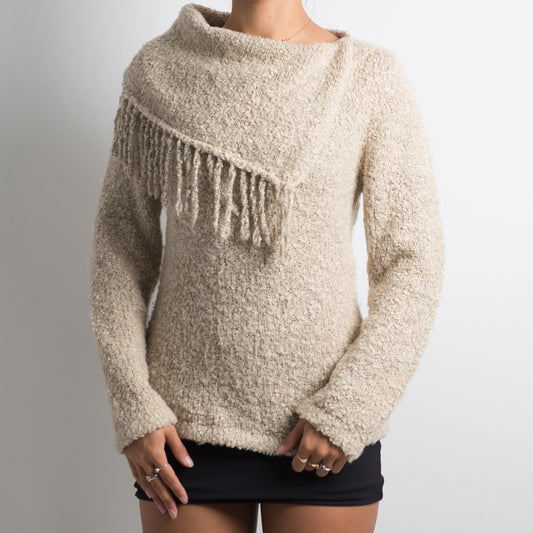 CREAM MARLE KNIT