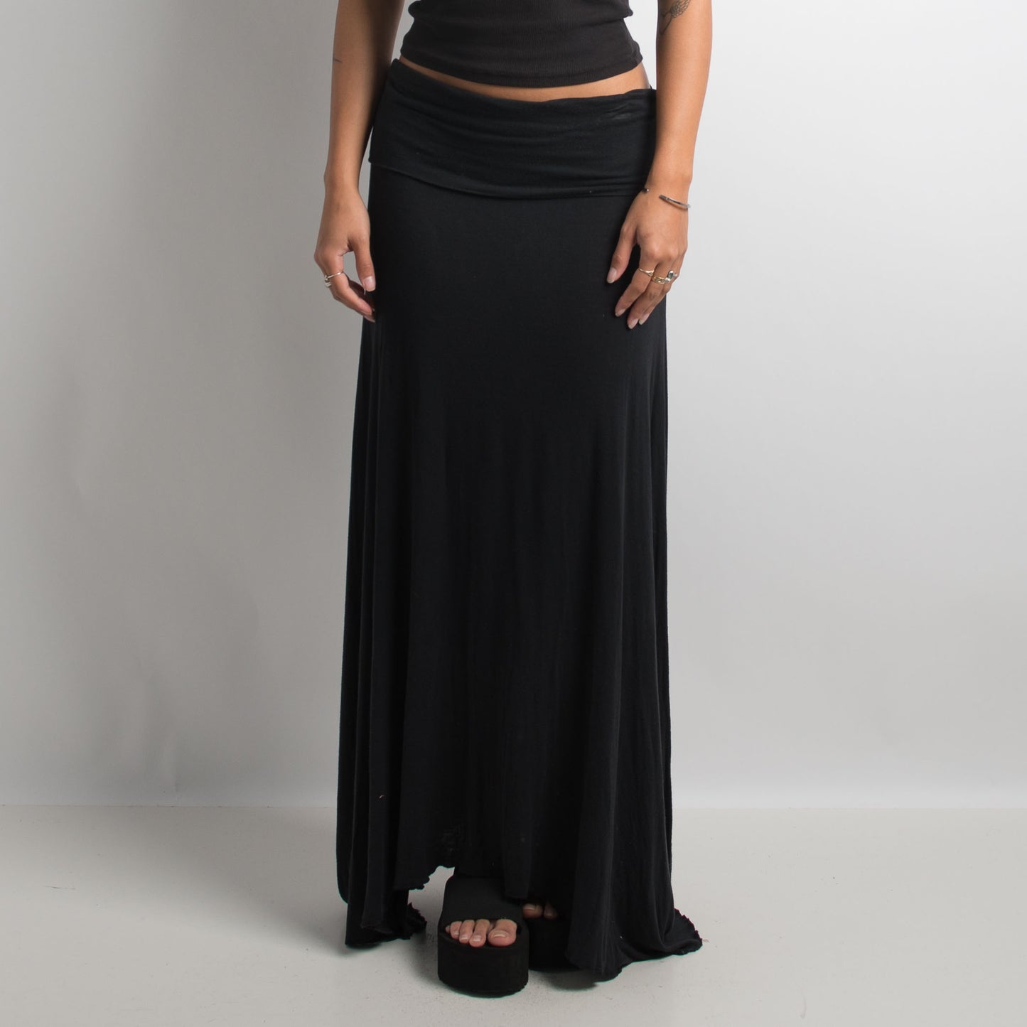 JUPE MAXI NOIRE SOUPLE