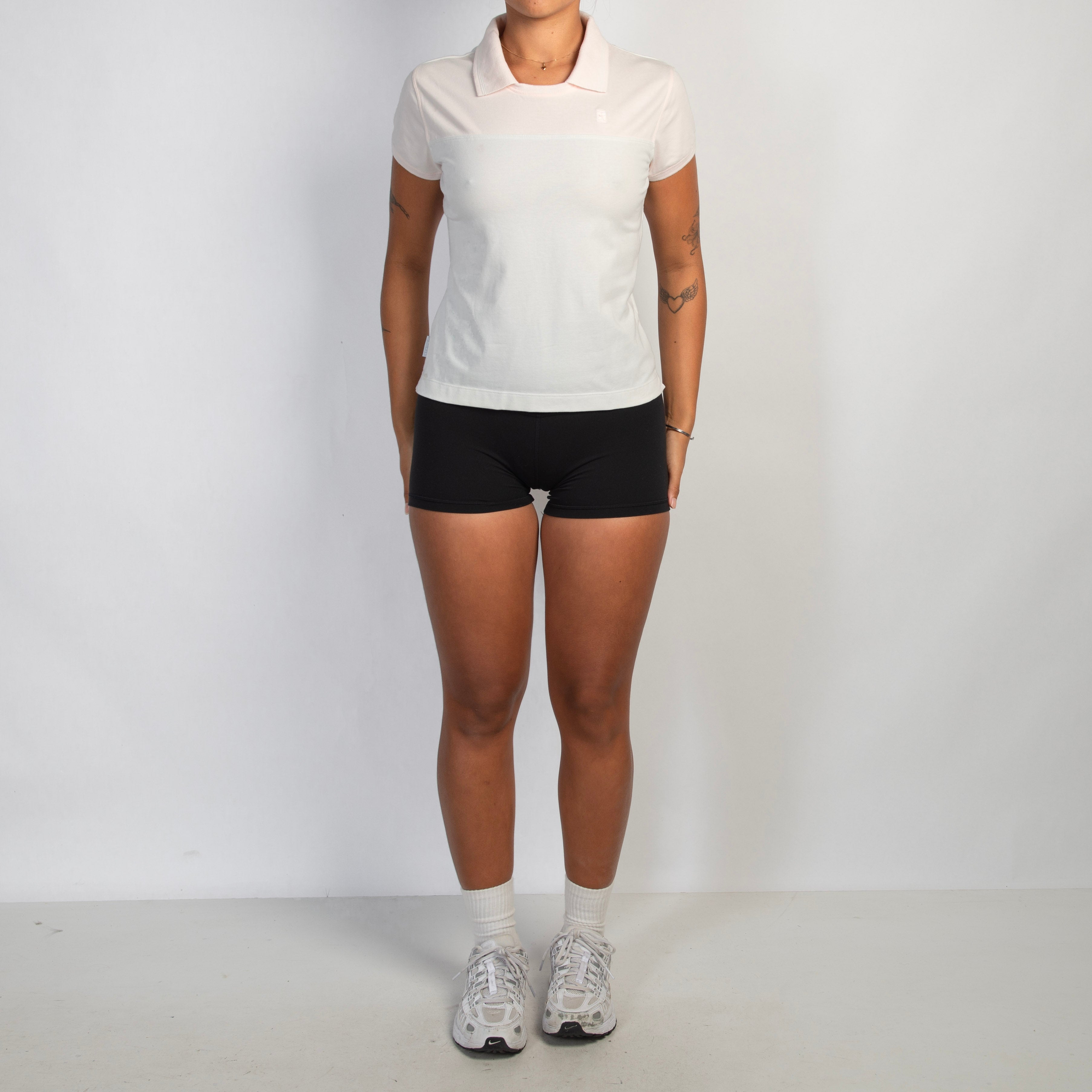 PALE PINK POLO TEE