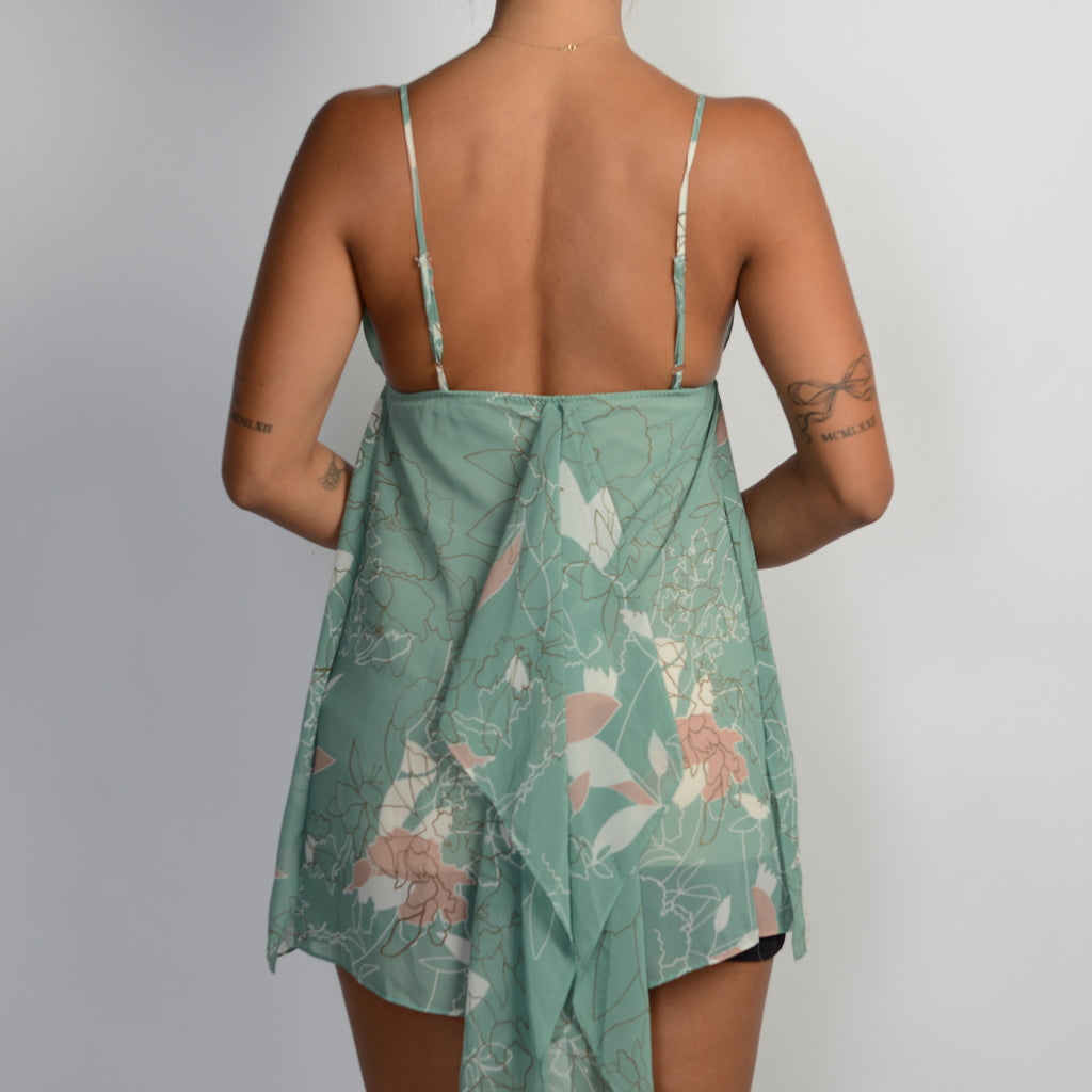 FLORAL BABYDOLL CAMISOLE