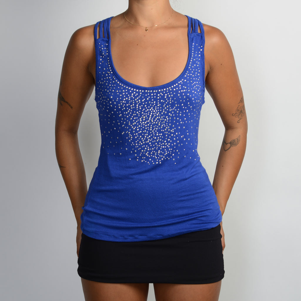 COBALT DIAMANTE TANK TOP