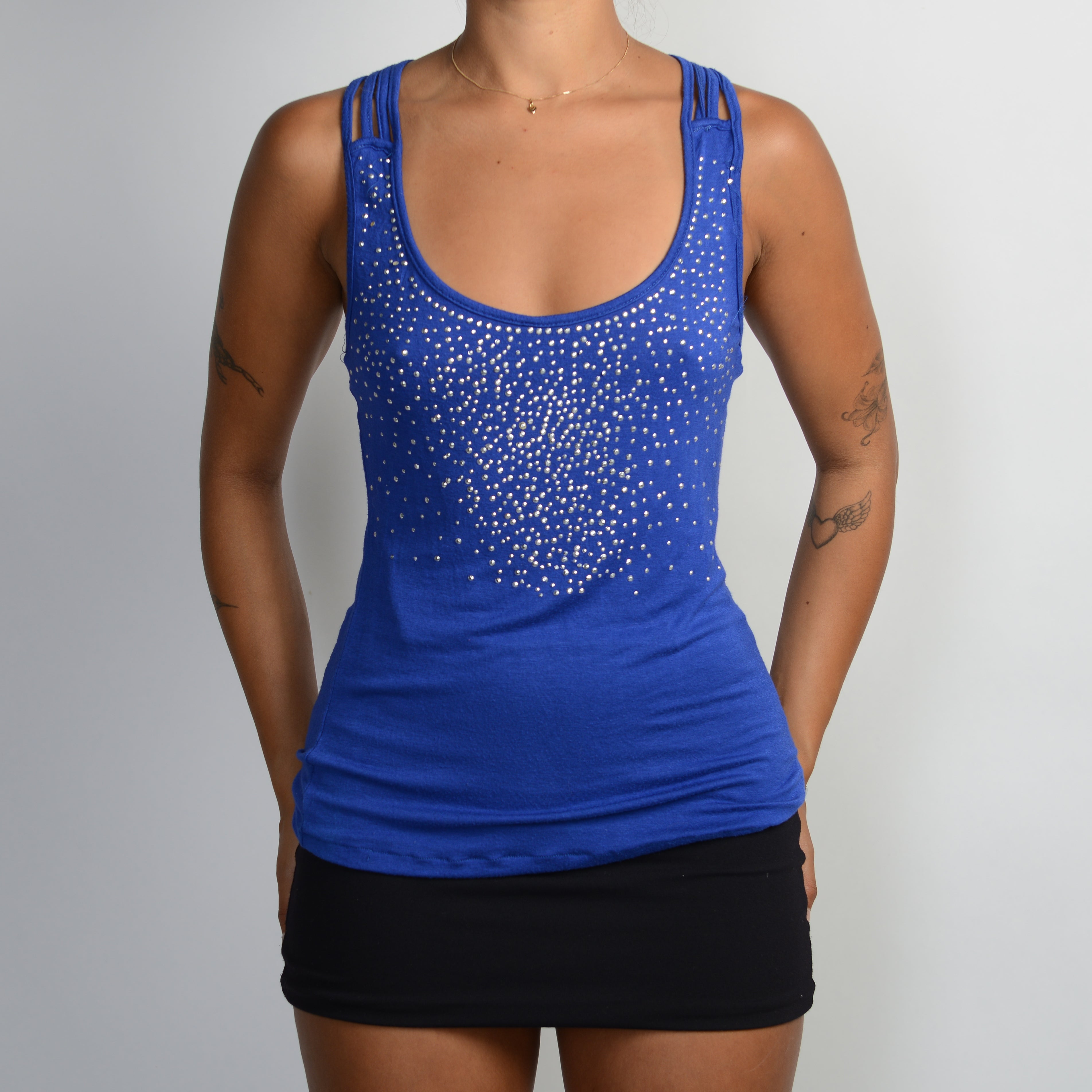 COBALT DIAMANTE TANK TOP