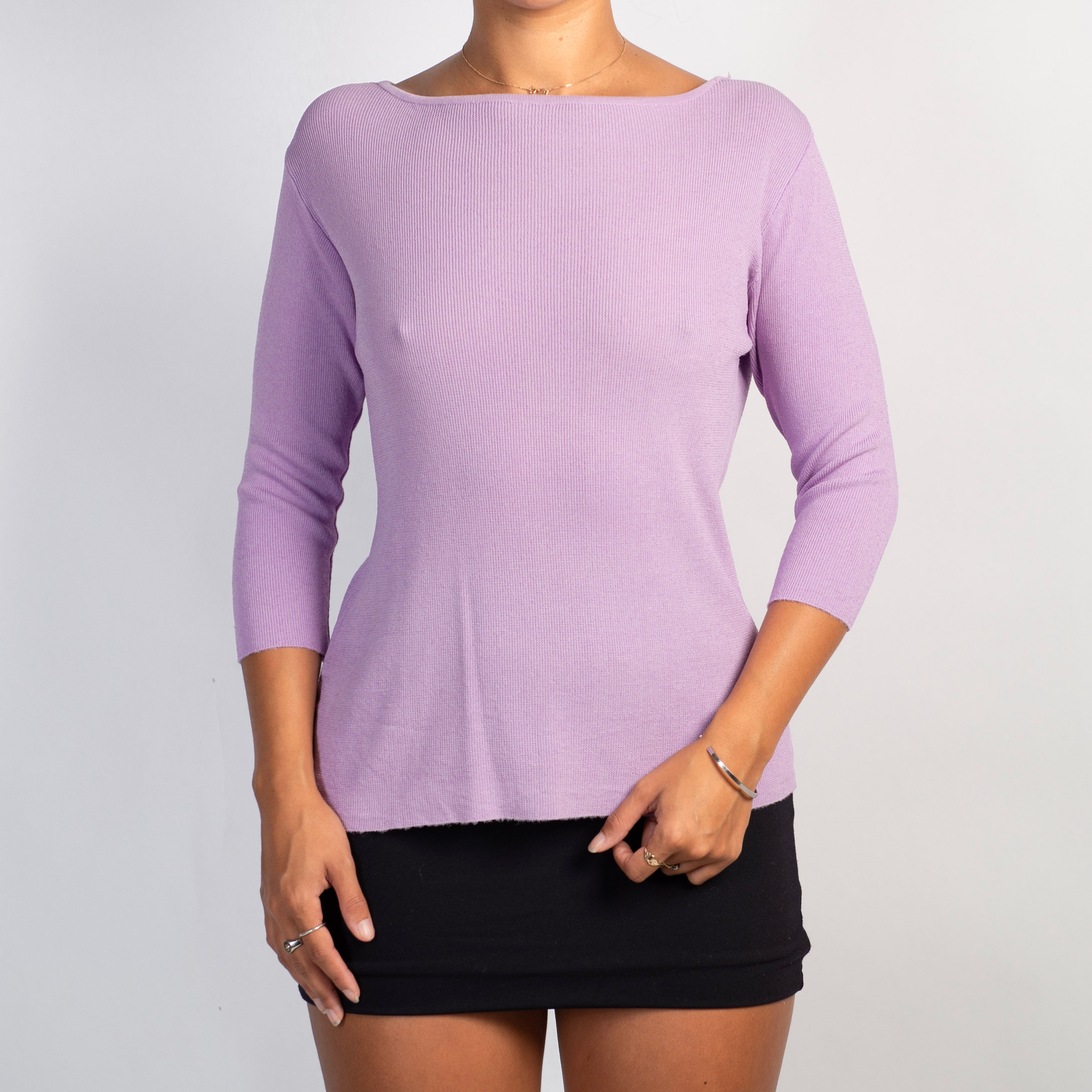 LILAC 3/4 SLEEVE TOP