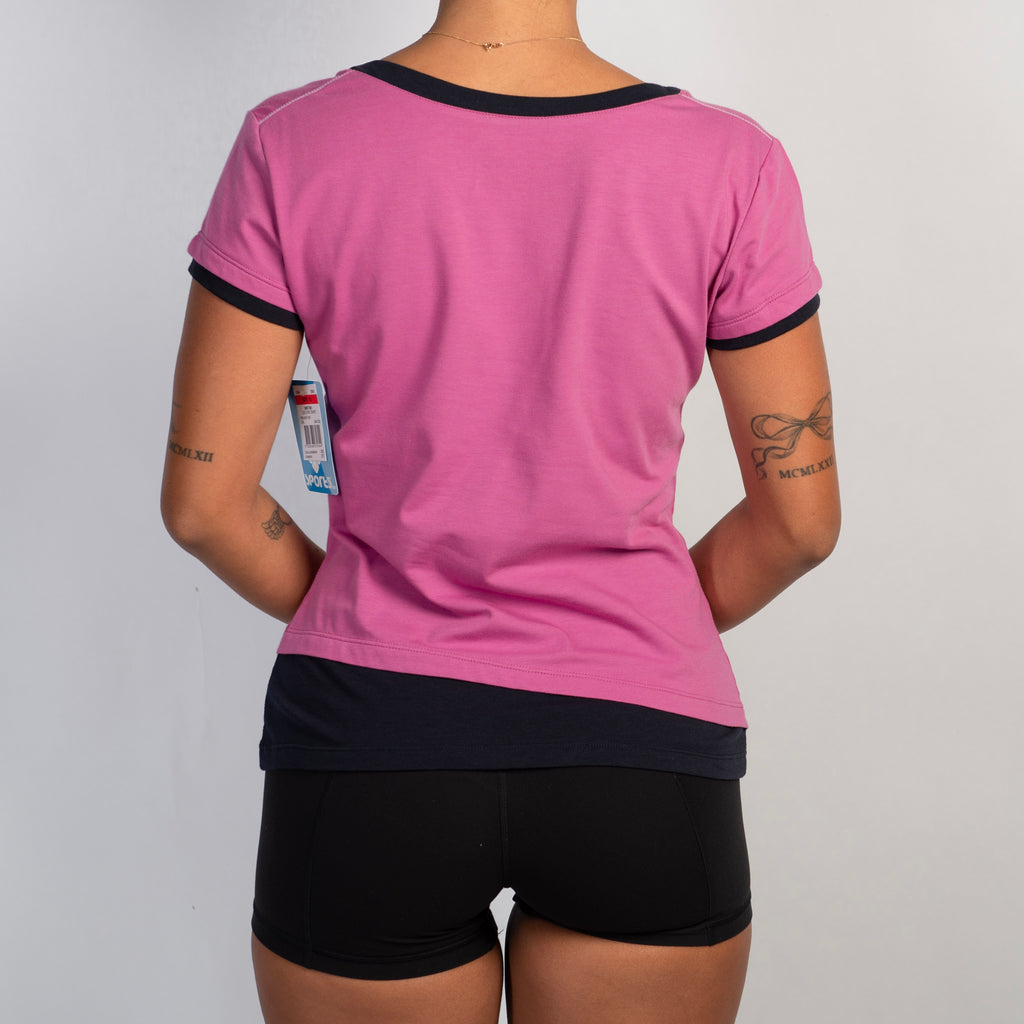 PINK LAYERED TEE