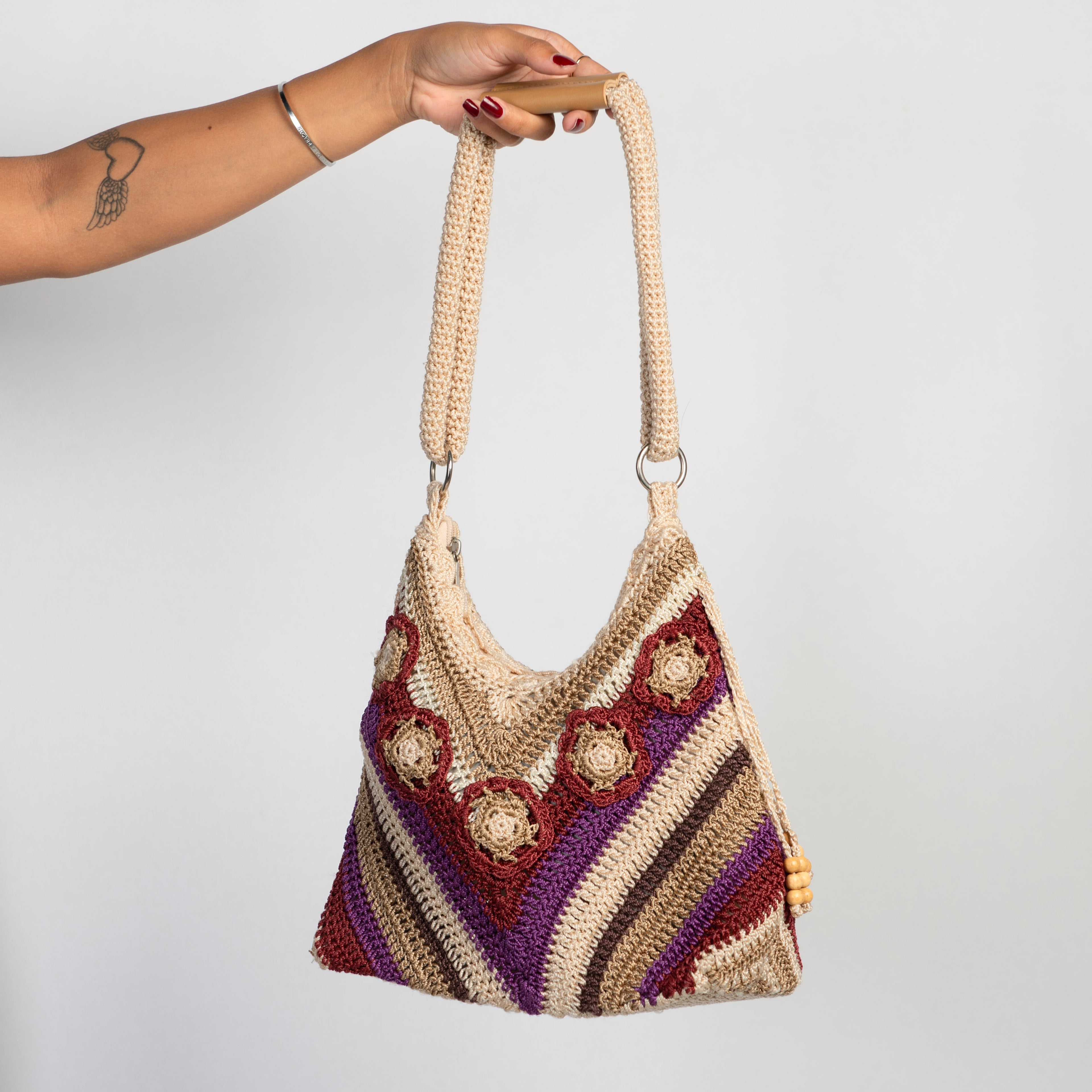 CROCHET SHOULDER BAG