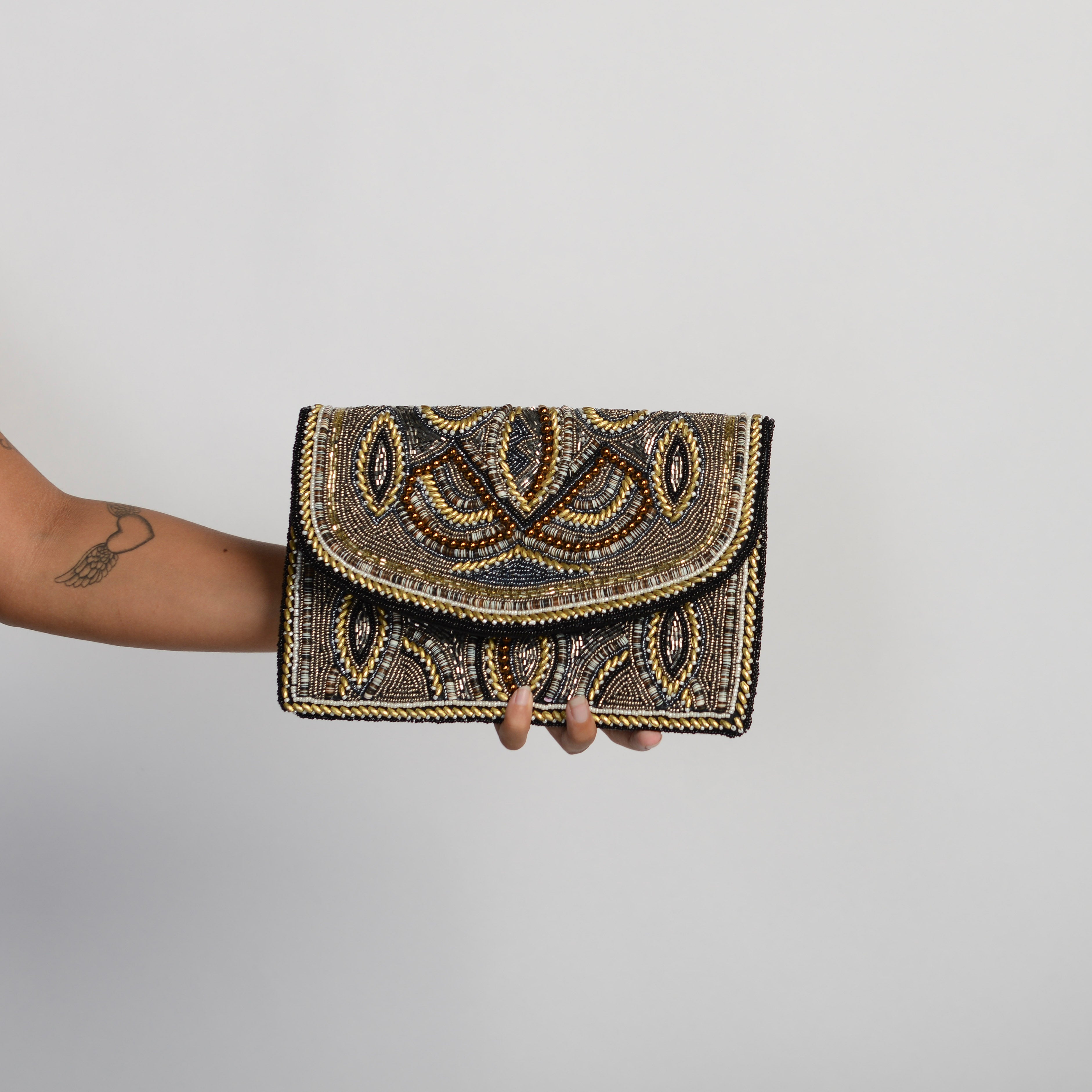 BEADED CLUTCH