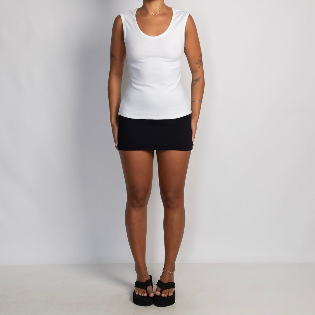 WHITE TANK TOP