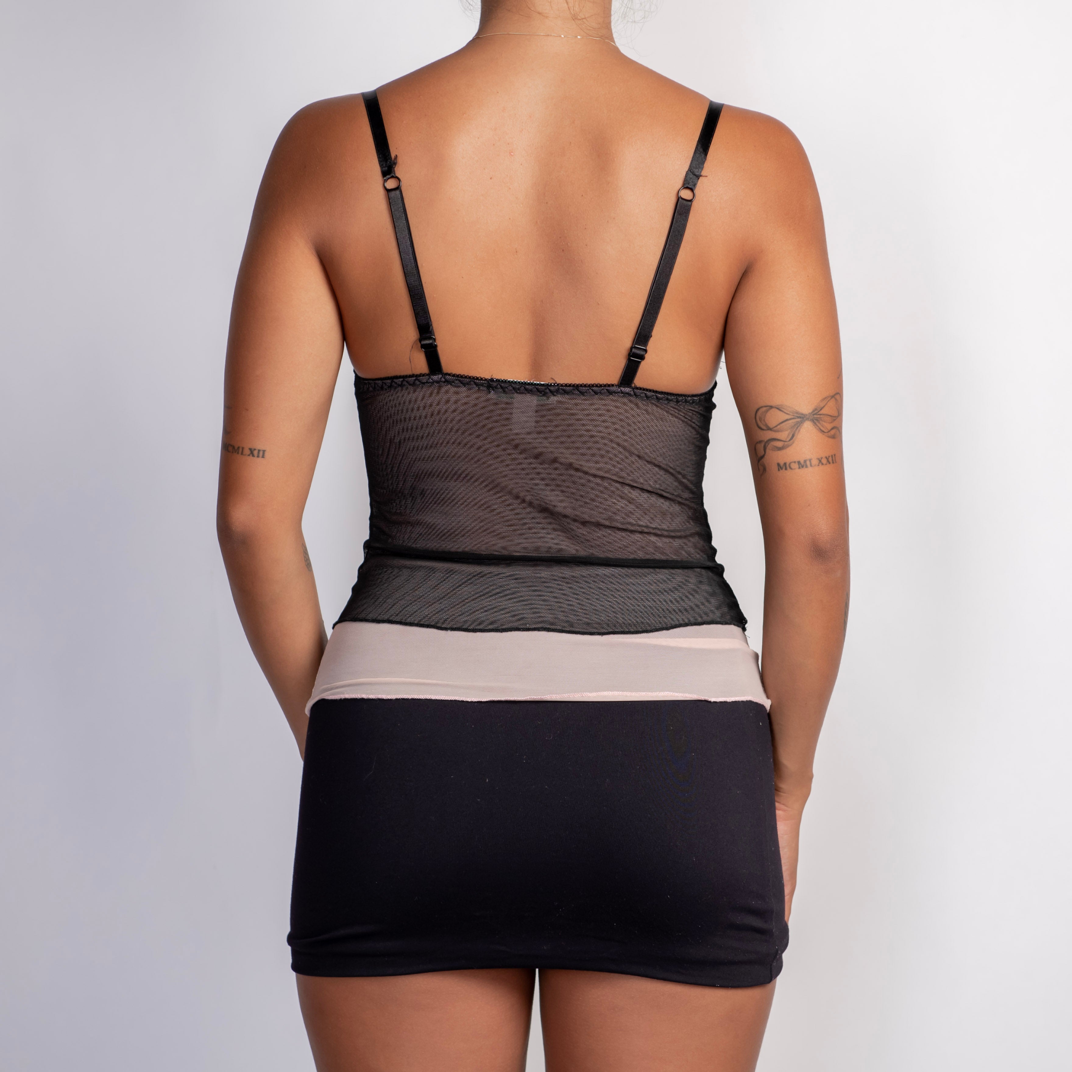 LAYERED LACE BUSTIER