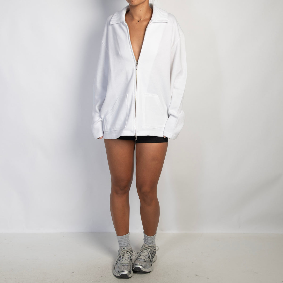 WHITE COTTON JACKET