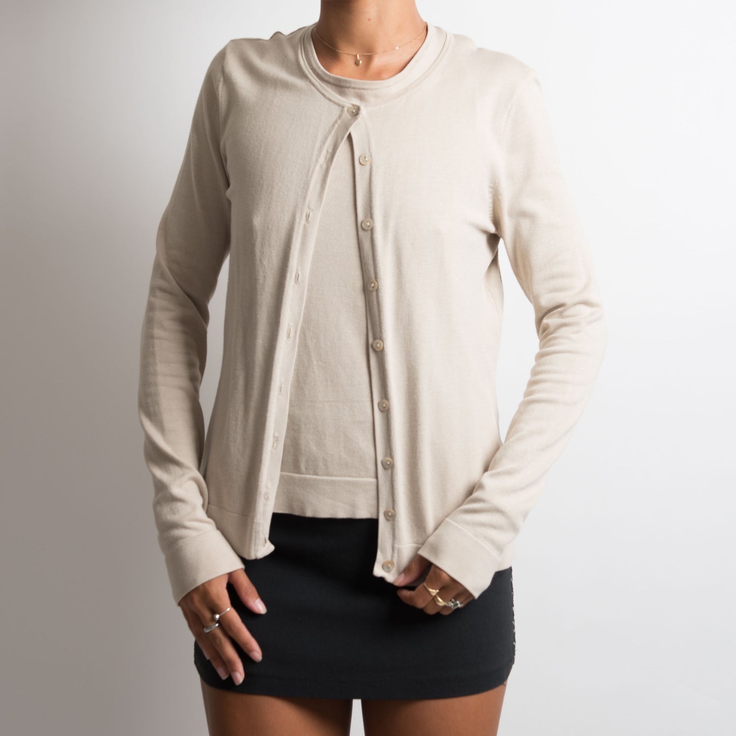 ENSEMBLE CARDIGAN CRÈME