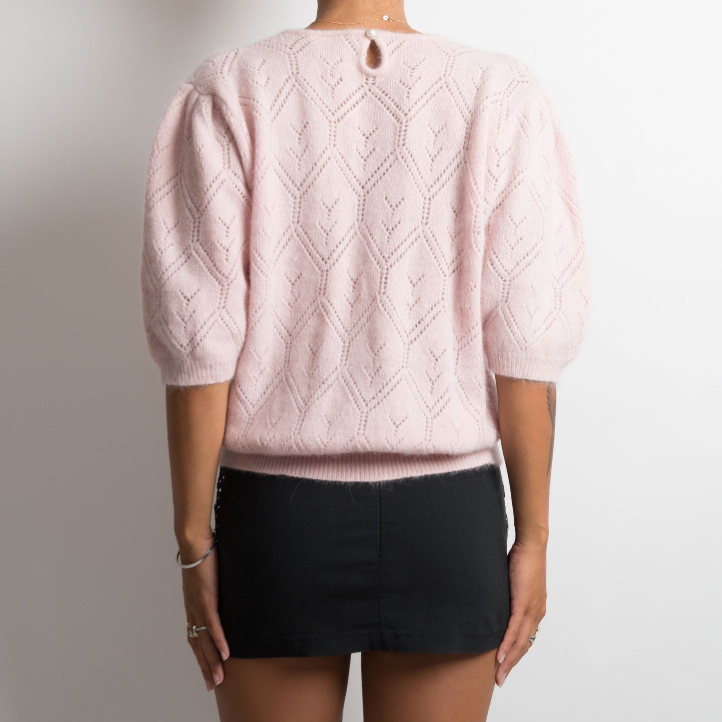 PINK POINTELLE KNIT