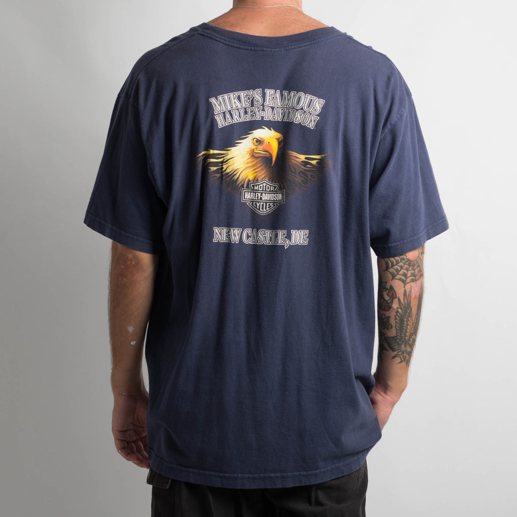 NAVY HARLEY DAVIDSON TSHIR