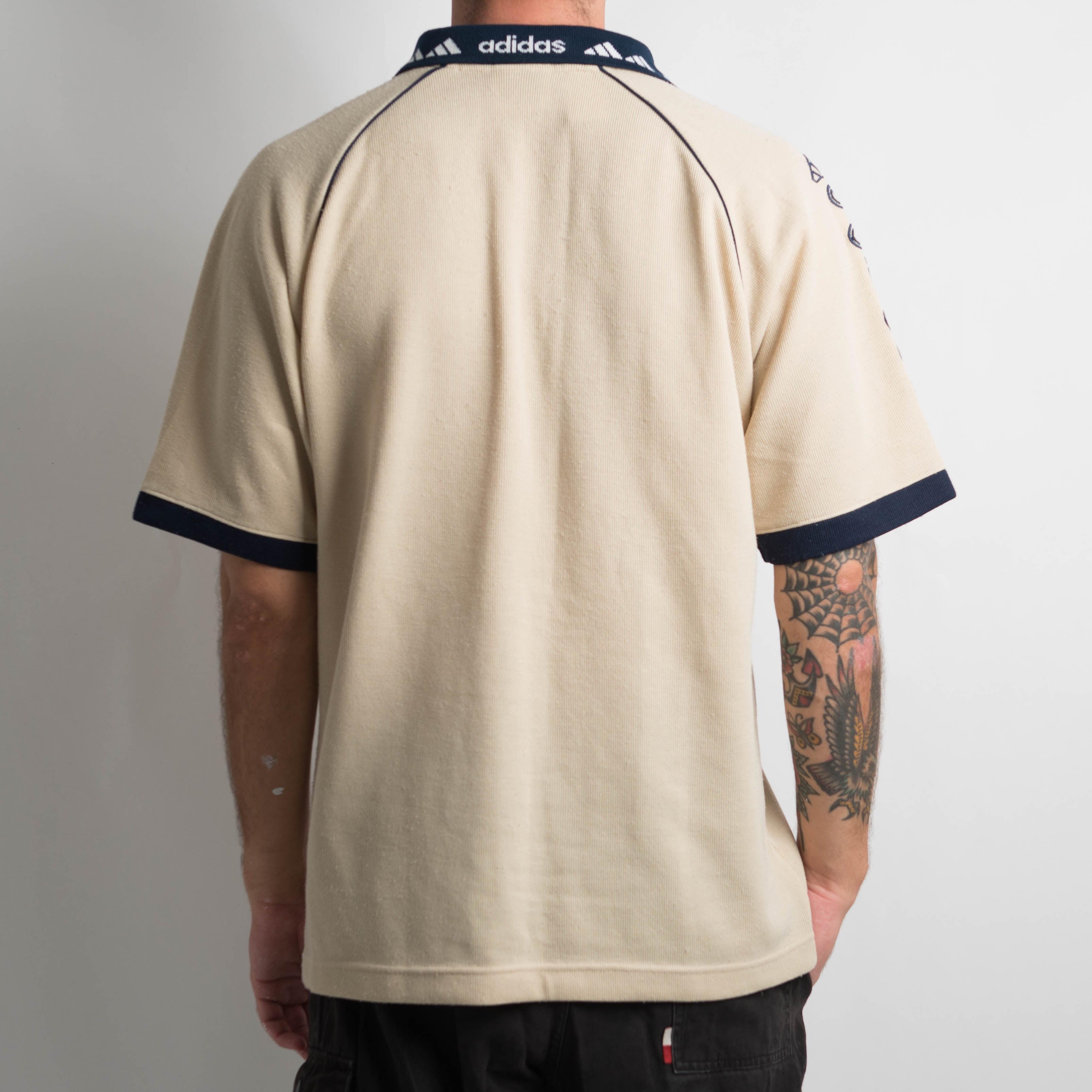 BEIGE ADIDAS POLO SHIRT