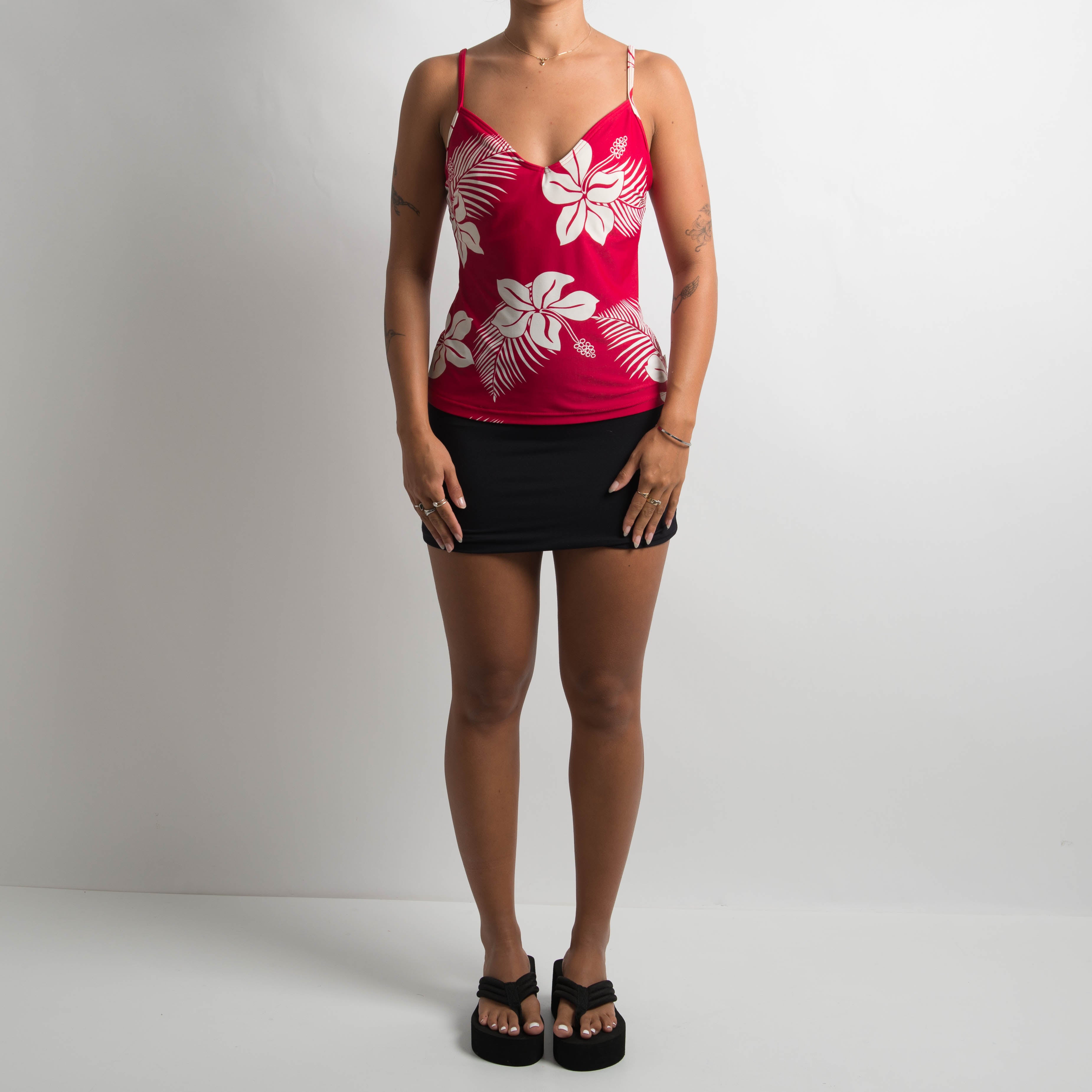 HIBSICUS TANKINI TOP