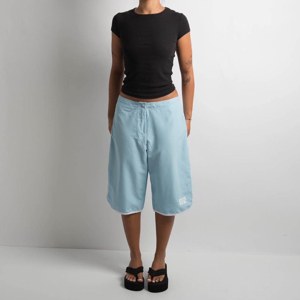 BLUE LONGLINE BOARD SHORTS