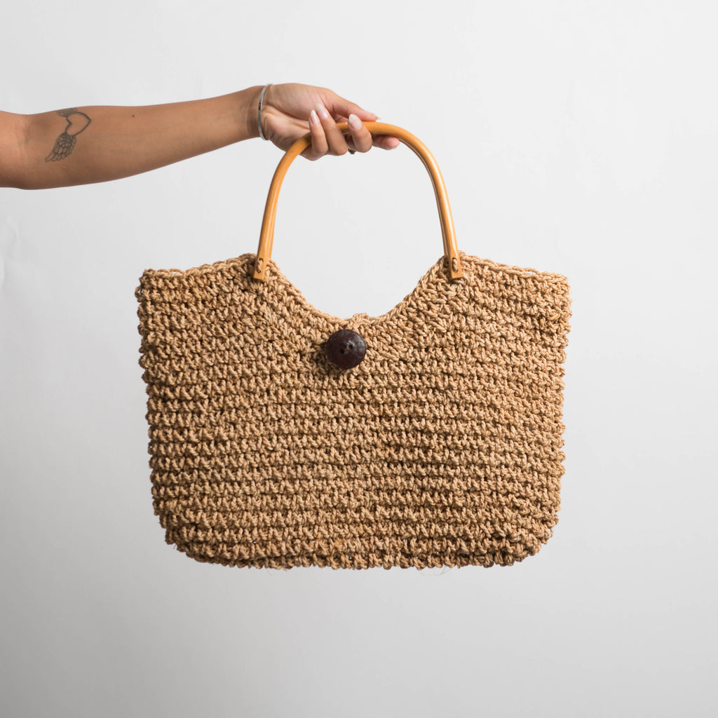 LARGE STRAW BAG