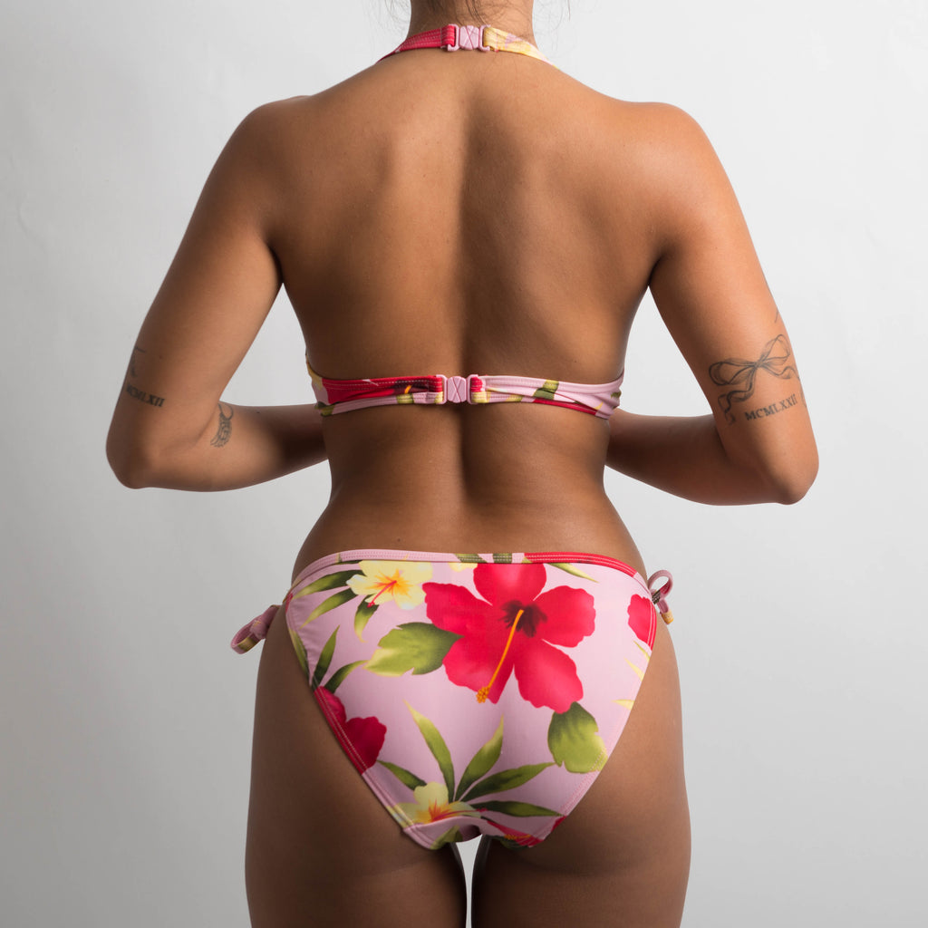 PINK FLORAL BIKINI SET