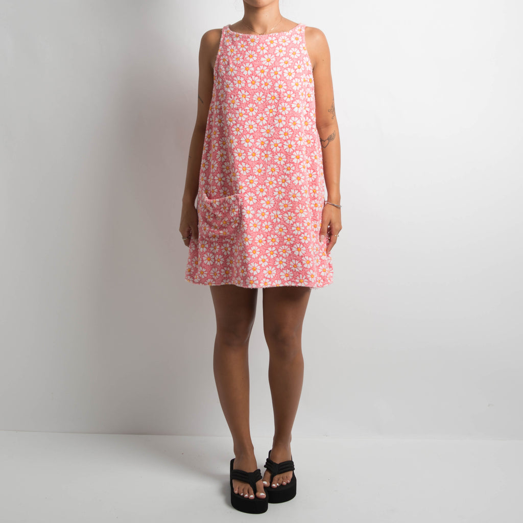 TERRY TOWELLING MINI DRESS