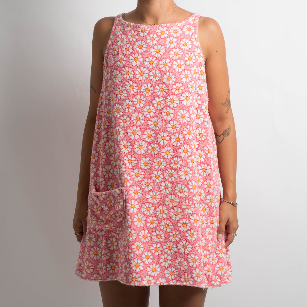 TERRY TOWELLING MINI DRESS
