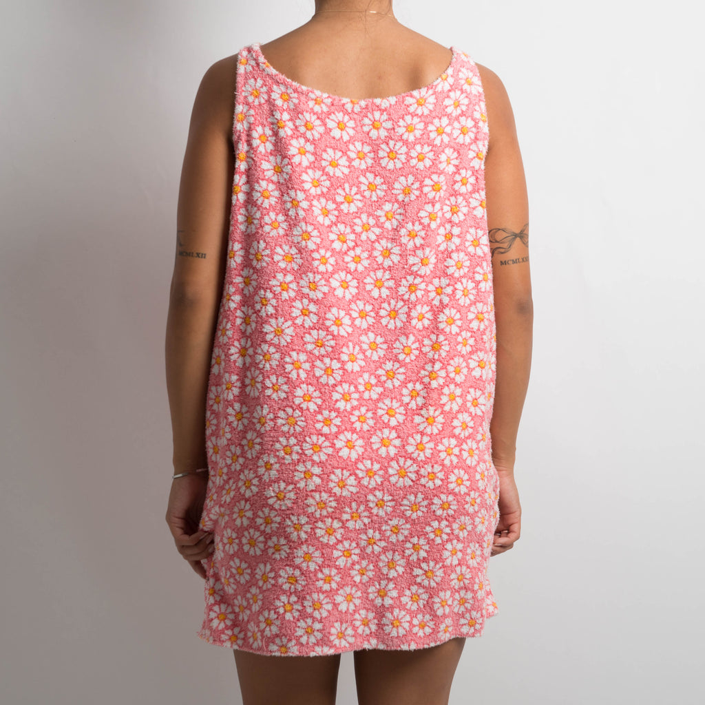 TERRY TOWELLING MINI DRESS