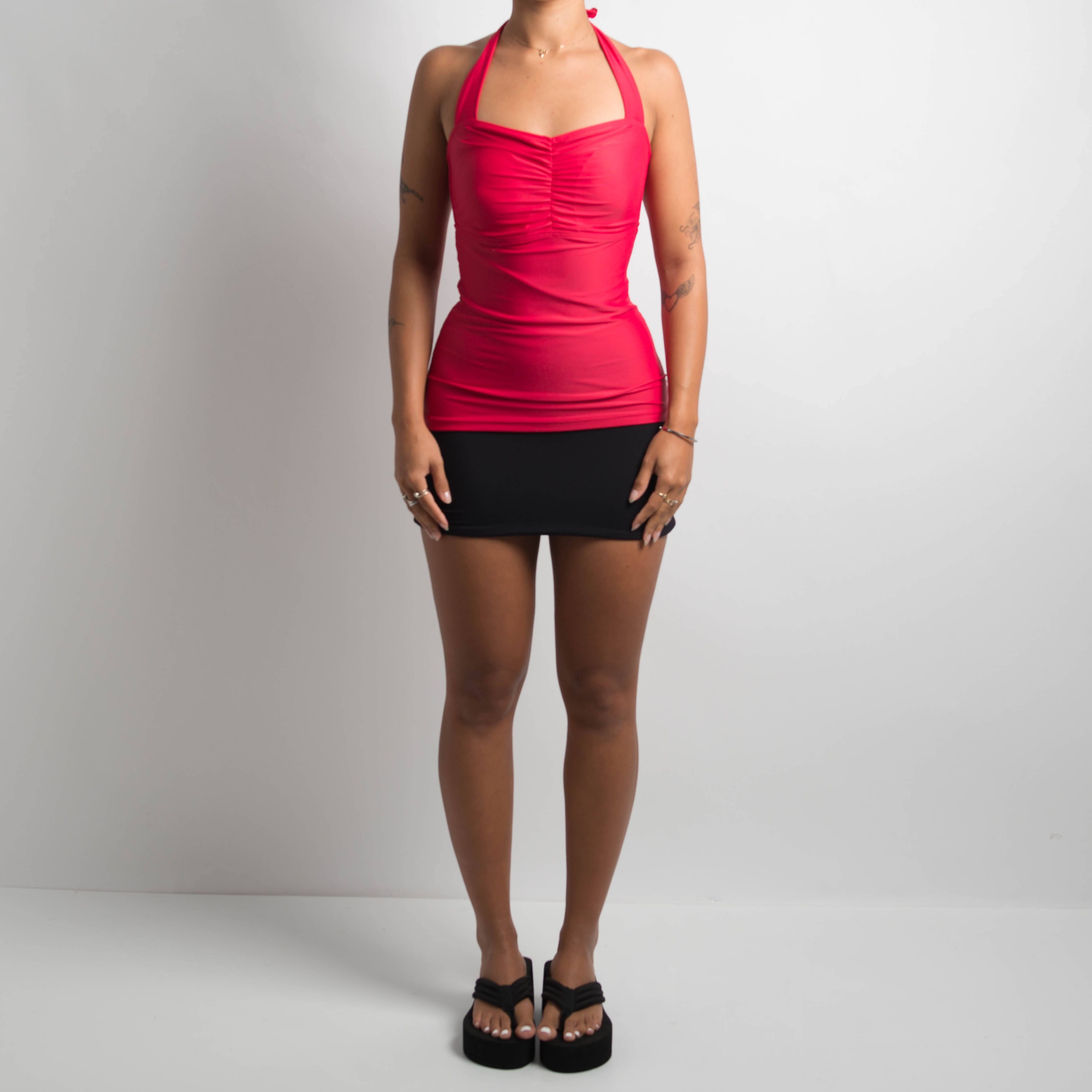 RASPBERRY TANKINI TOP