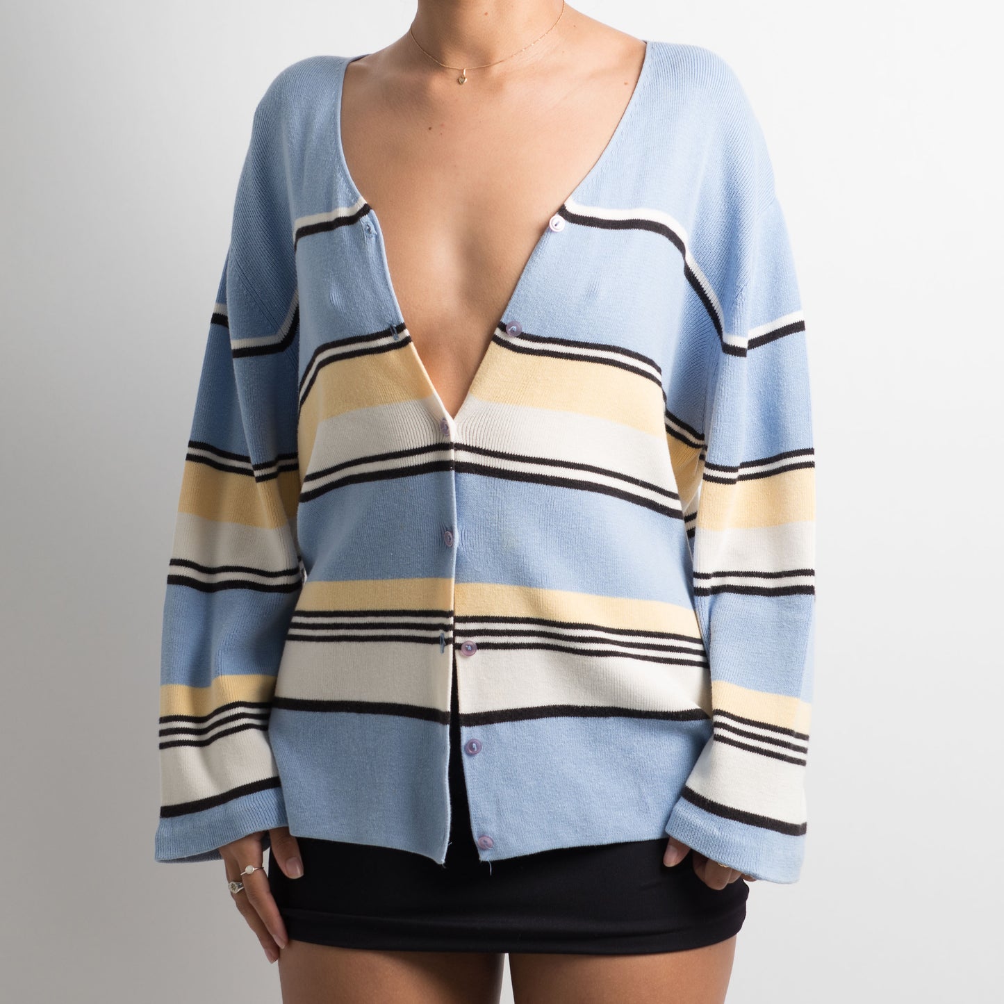 STRIPED 2 PIECE CARDIGAN SET