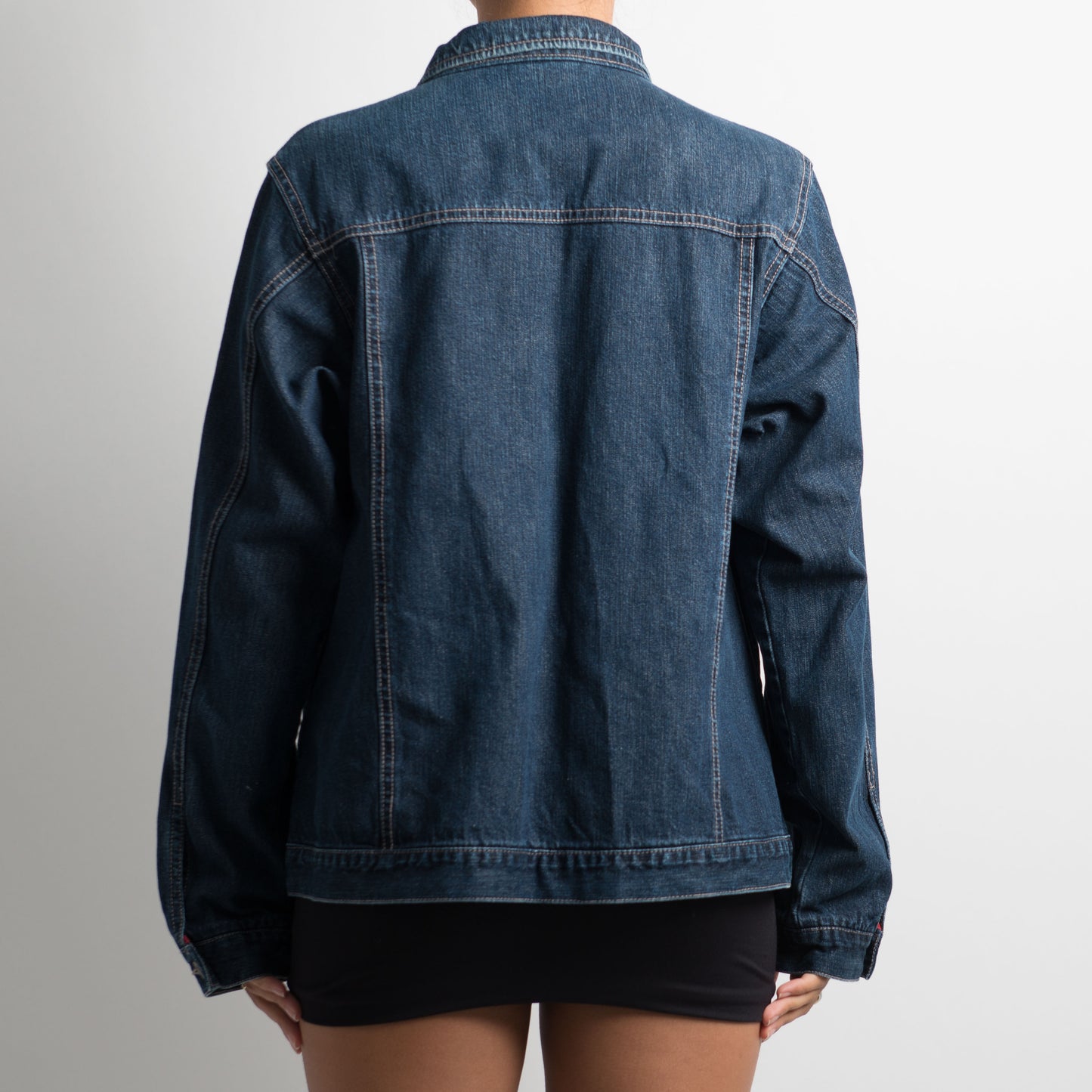 ZIP FRONT DENIM JACKET