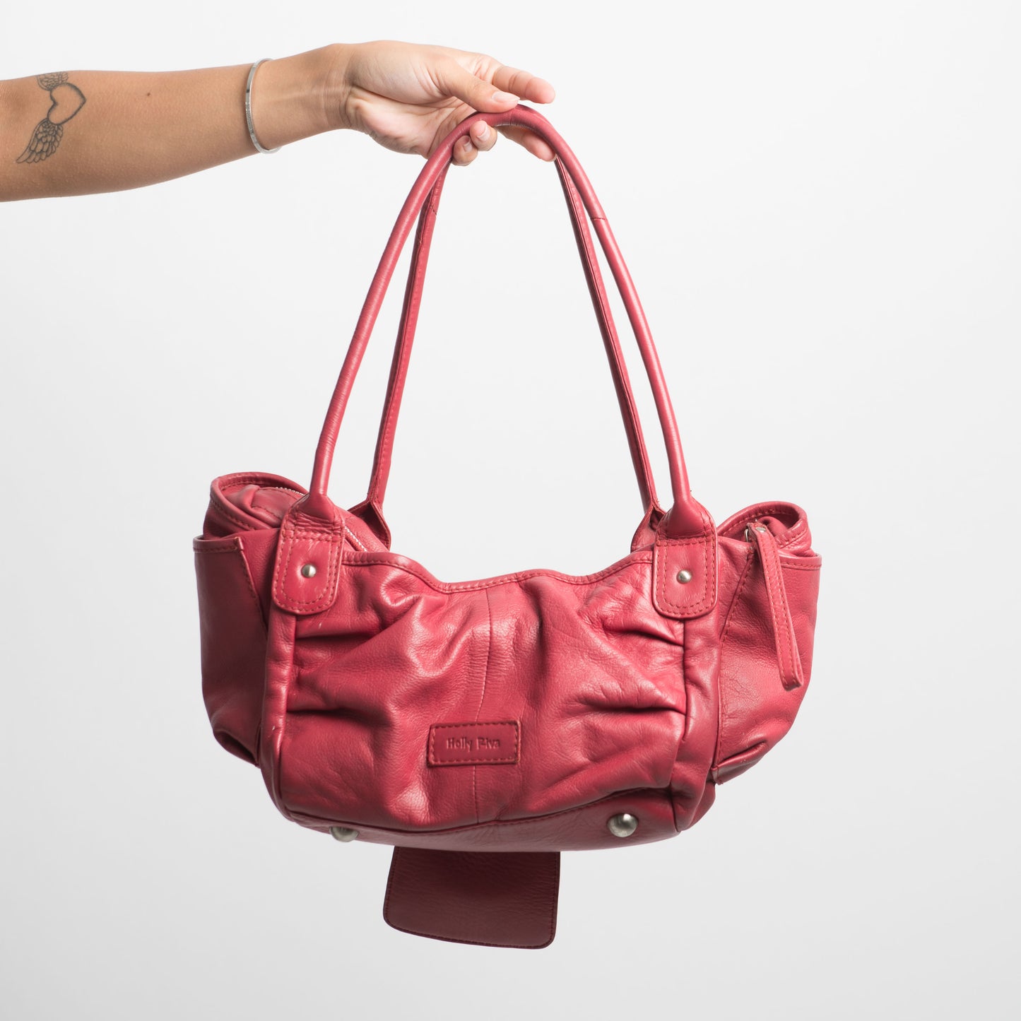 SAC EN CUIR ROSE