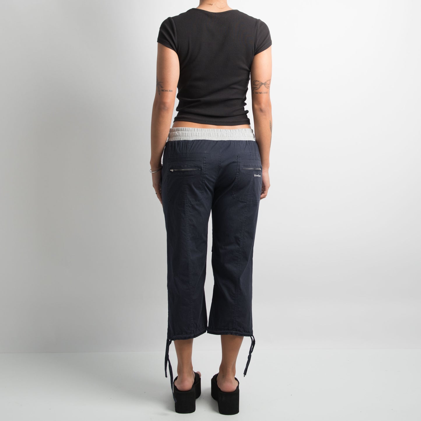 PANTALON UTILITAIRE CAPRI BLEU MARINE