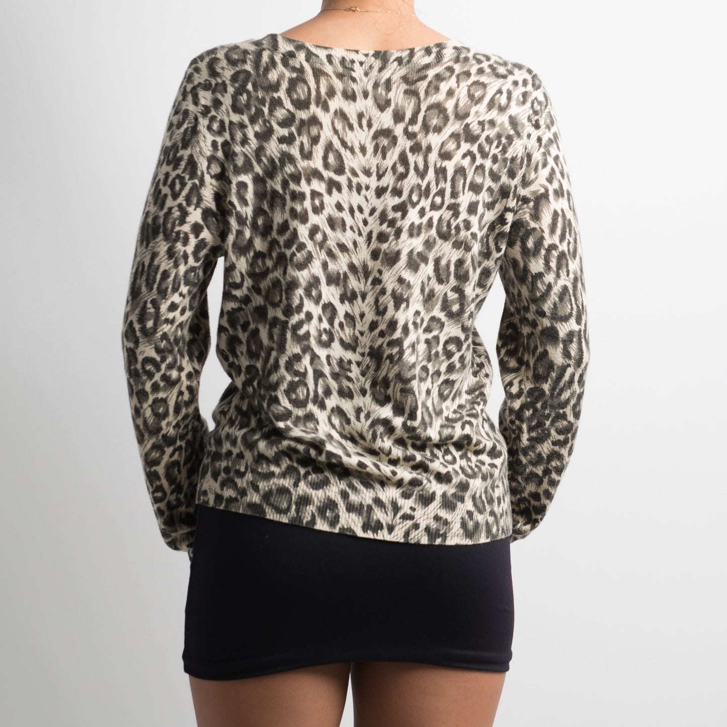 ANIMAL PRINT CARDIGAN