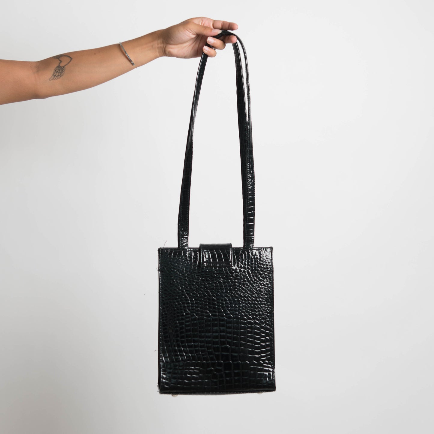 STRUCTURED BLACK BAG