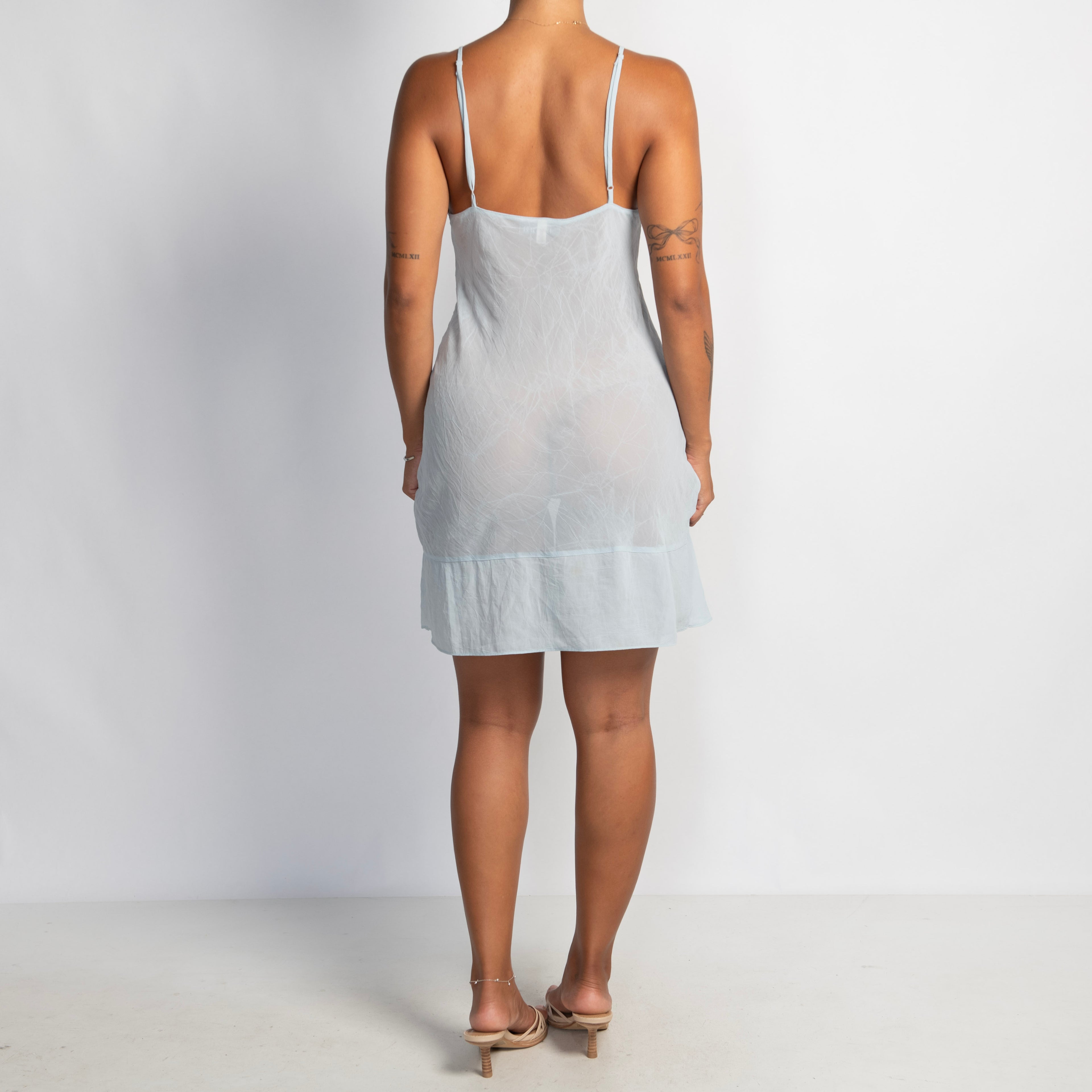 SHEER BLUE CHEMISE