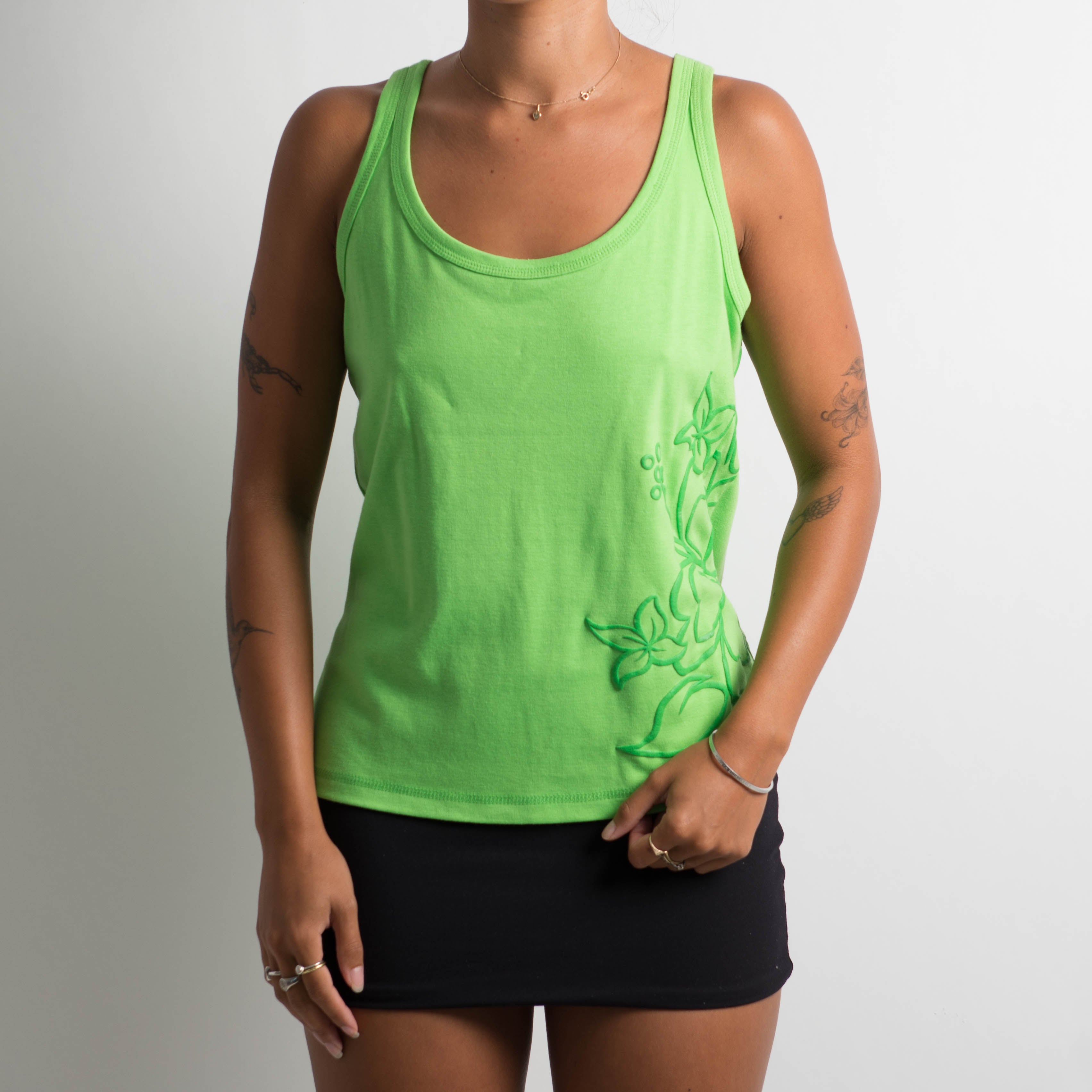 GREEN TANK TOP