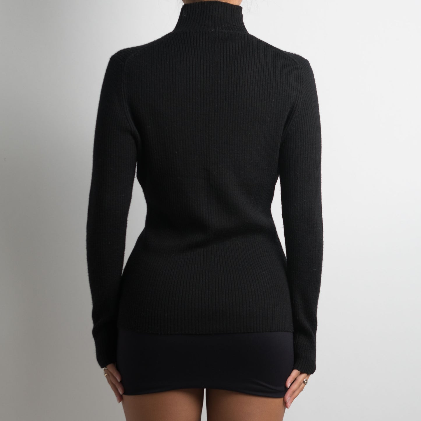 WOOL BLEND MOCKNECK