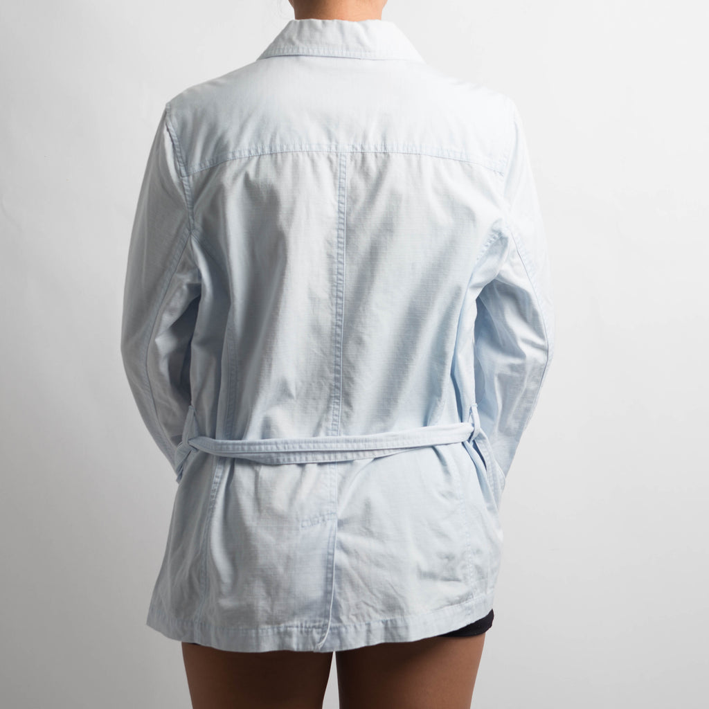 BLUE DOUBLE BREASTED COAT