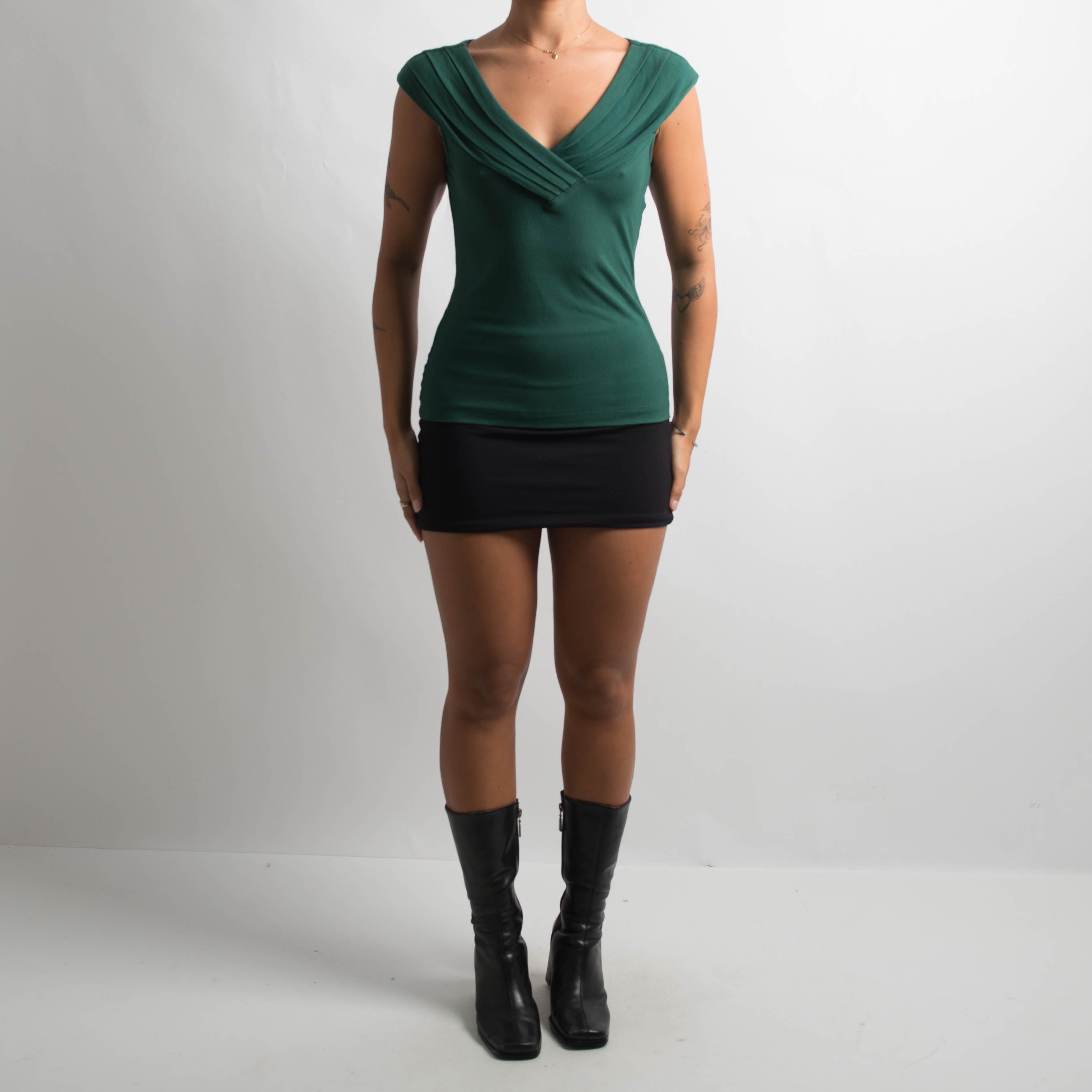 DEEP GREEN TOP