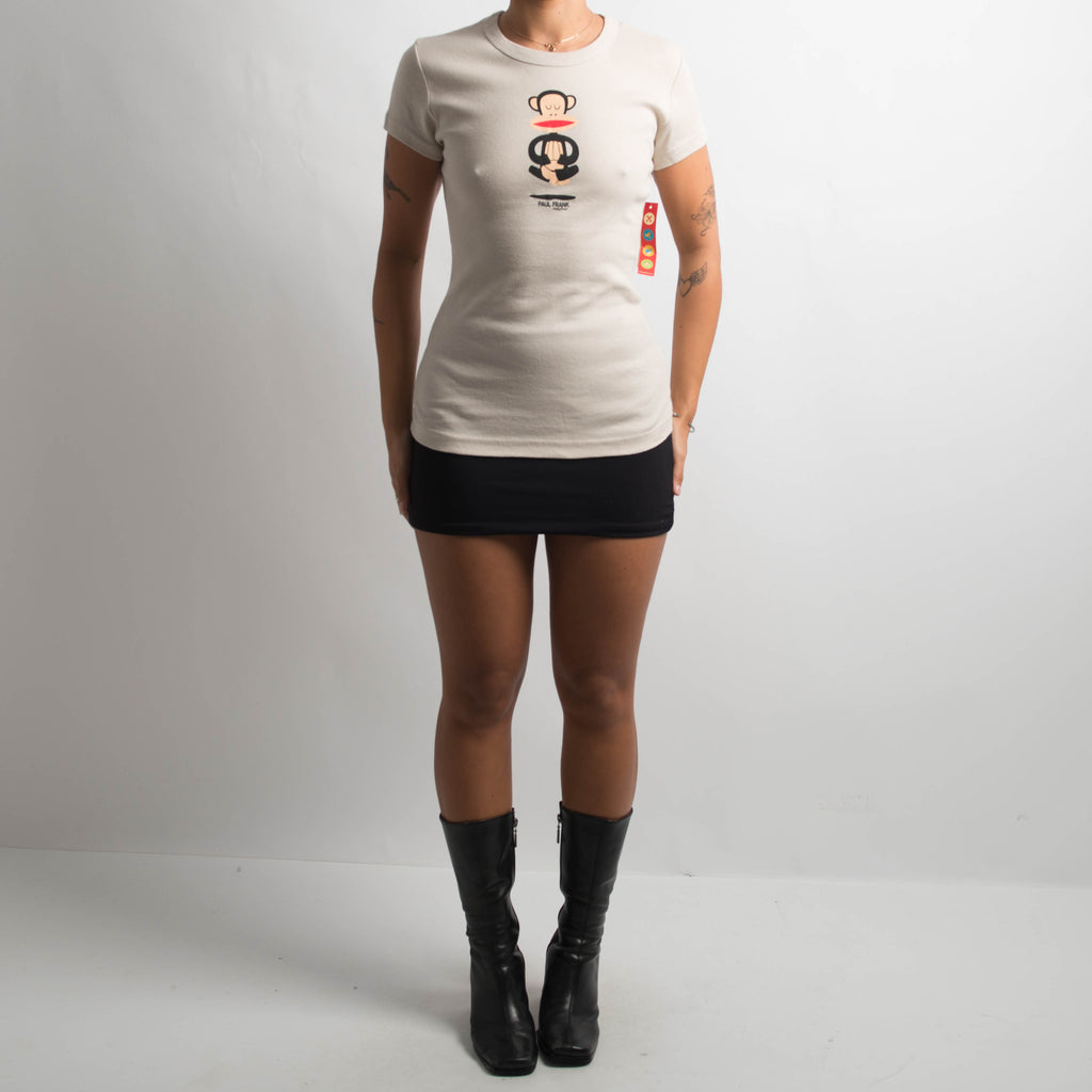 CREAM PAUL FRANK TEE
