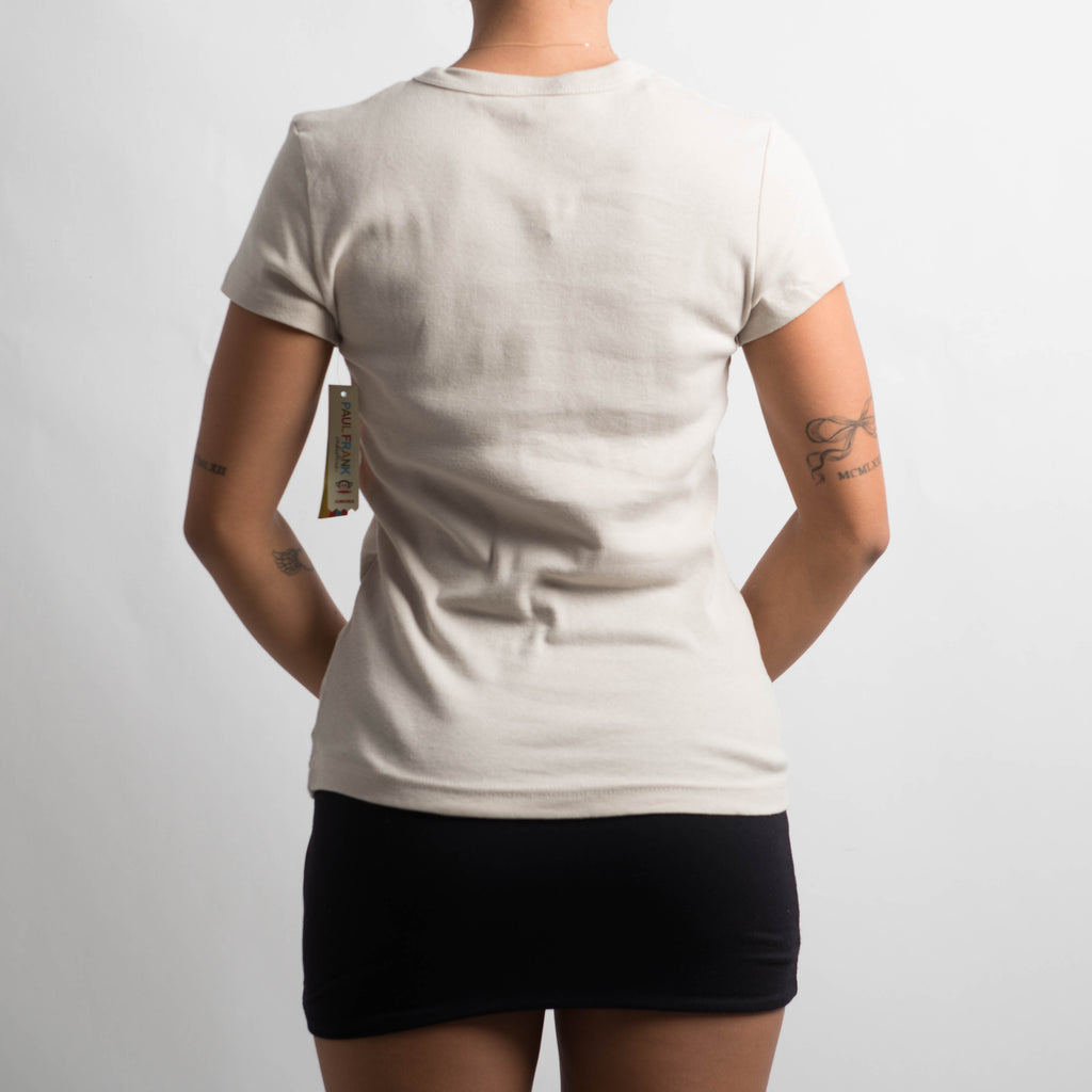 CREAM PAUL FRANK TEE