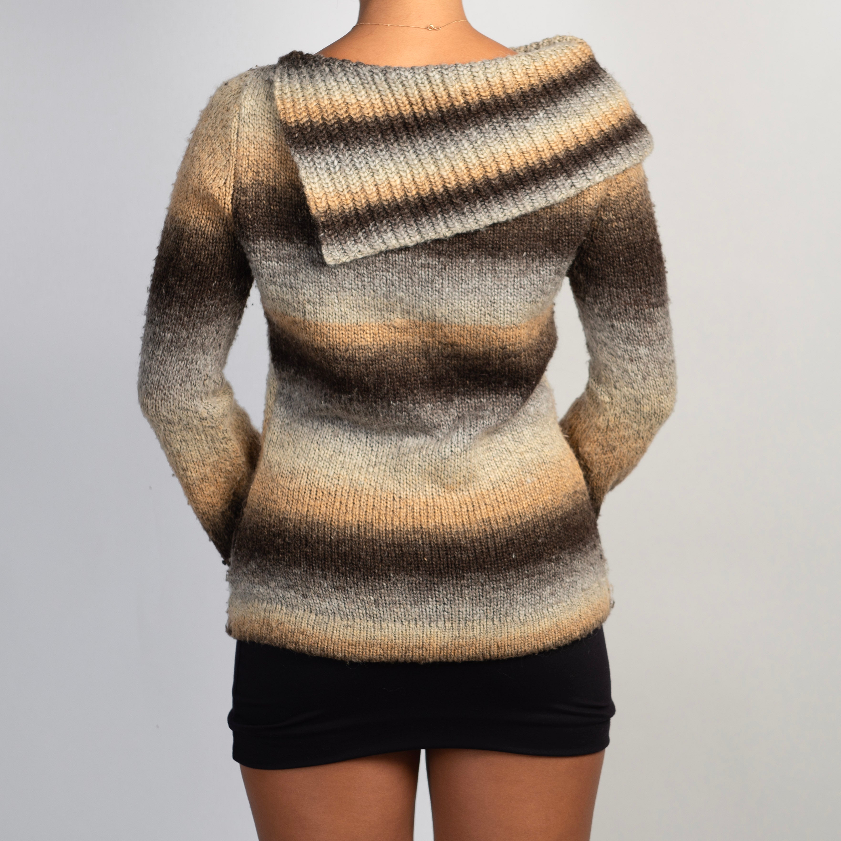 STRIPE WOOL SWEATER