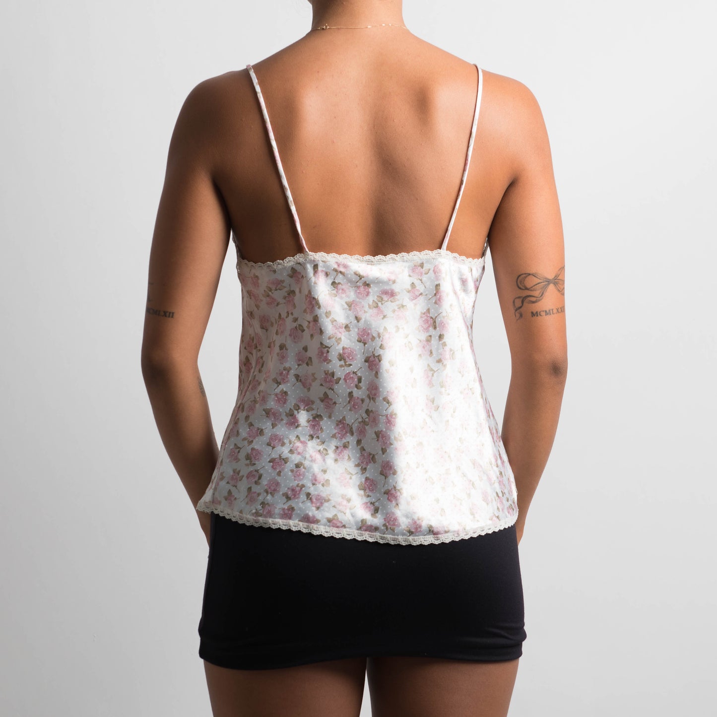 FLORAL SATIN CAMISOLE