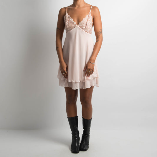 PALE PINK MINI DRESS