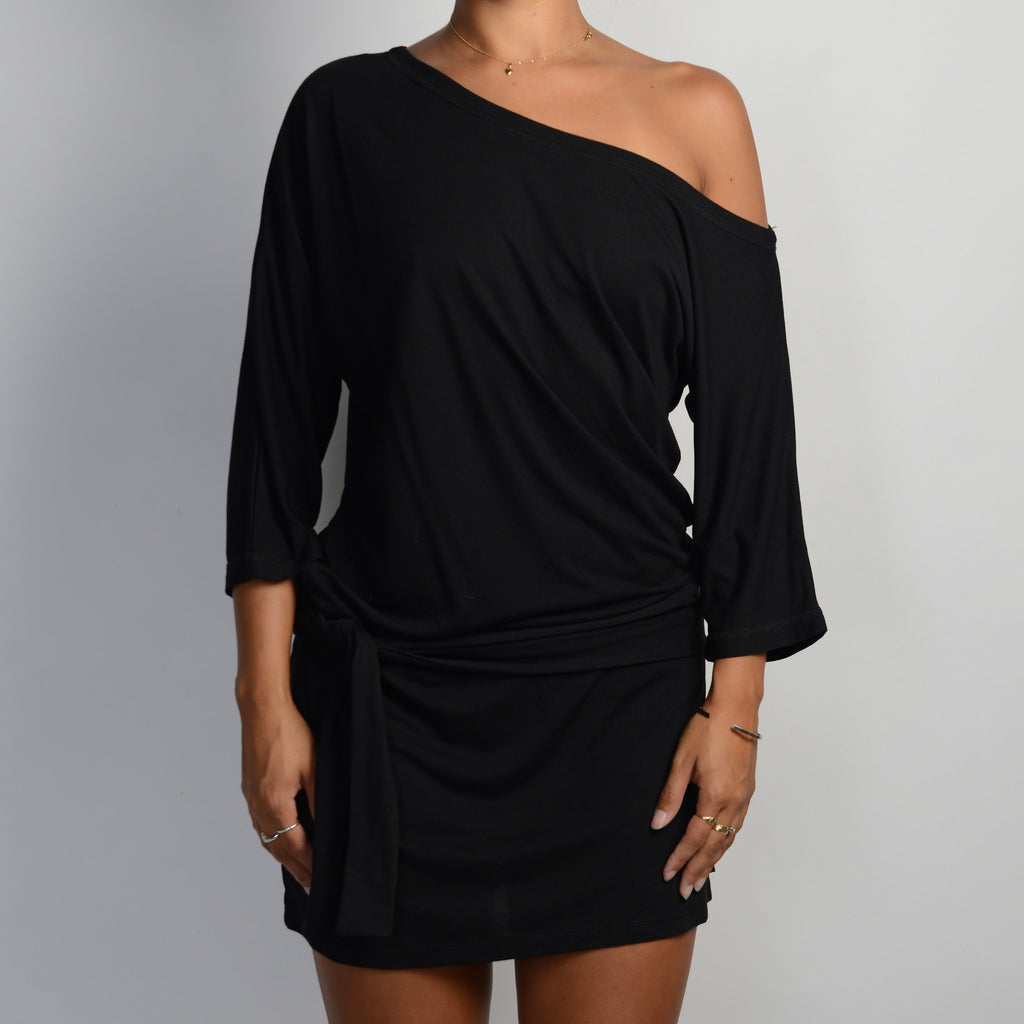 ONE SHOULDER MINI DRESS