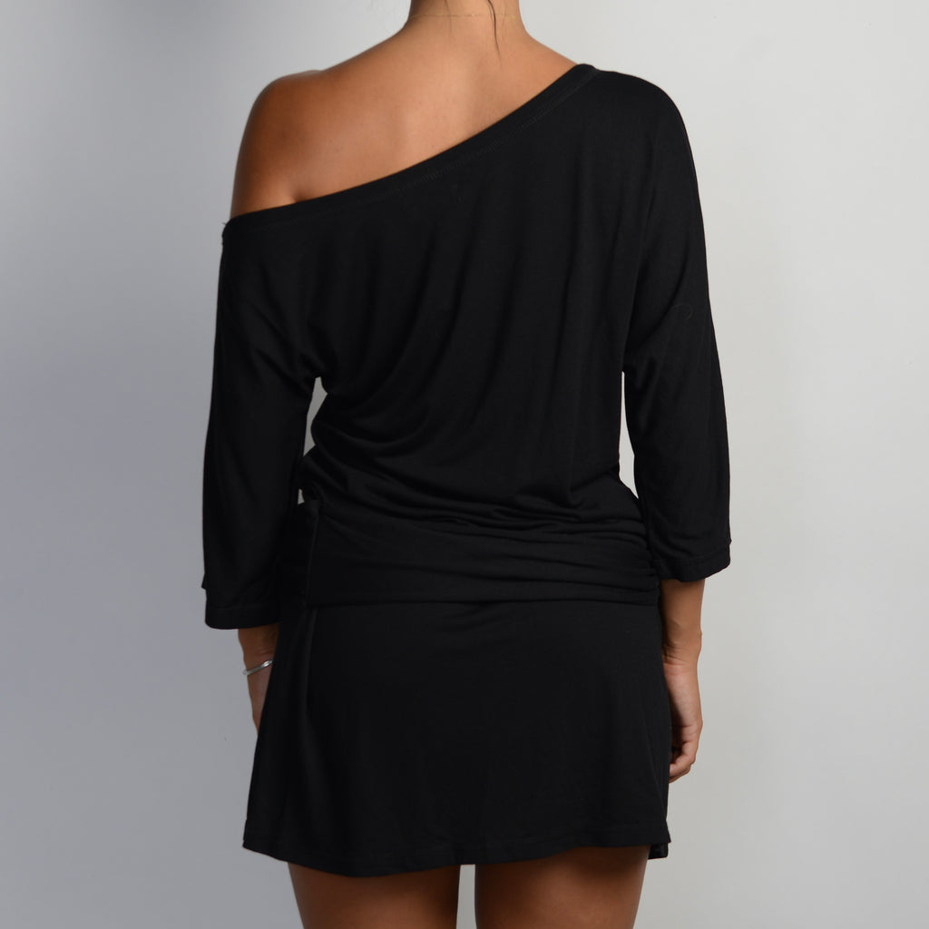 ONE SHOULDER MINI DRESS