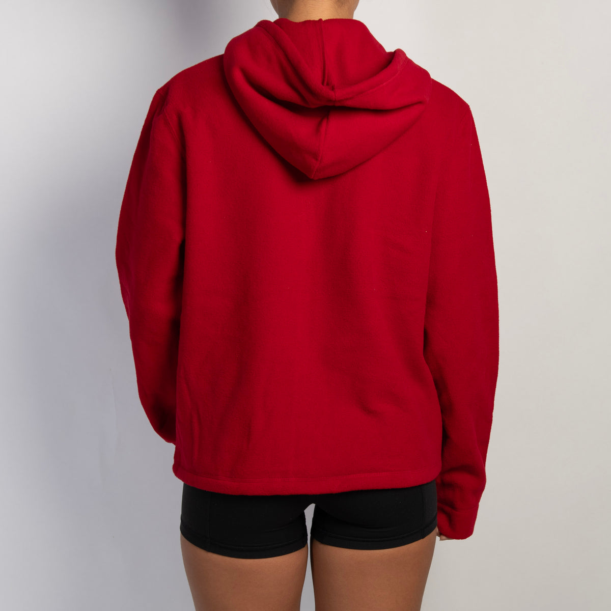 RED FLEECE ZIP JACKET