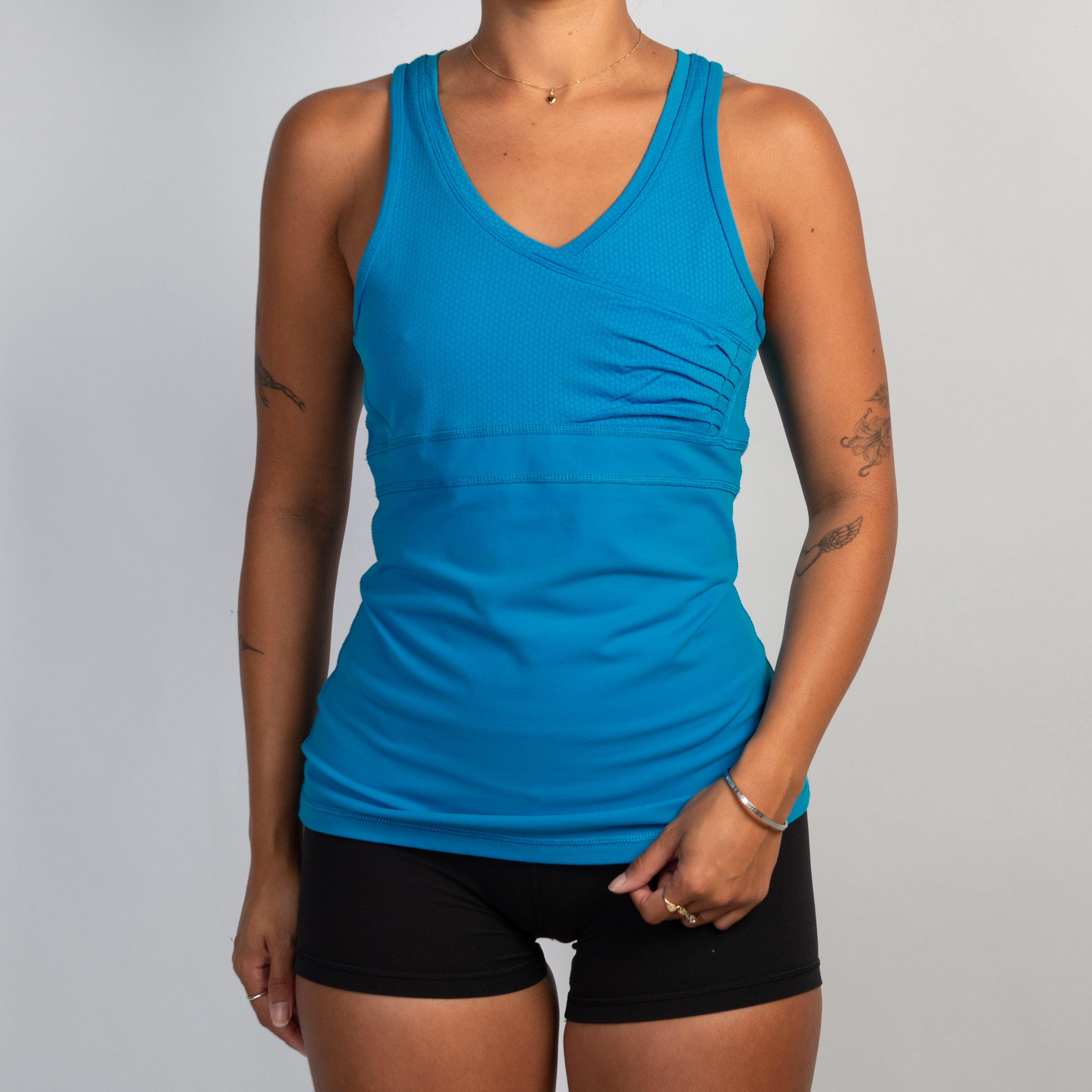 BLUE ACTIVE TANK TOP