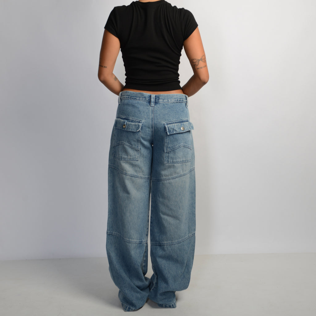 WIDE LEG SEAM JEANS