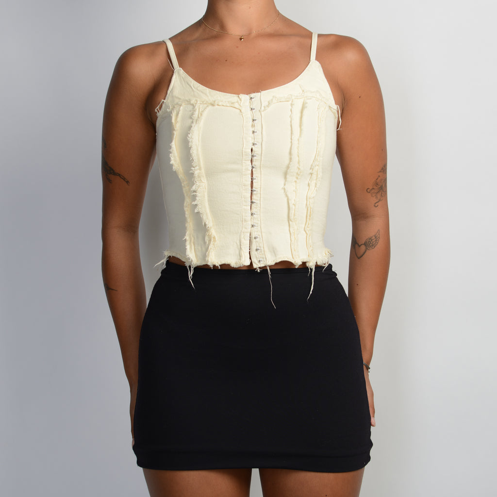 CREAM HOOK & EYE TOP