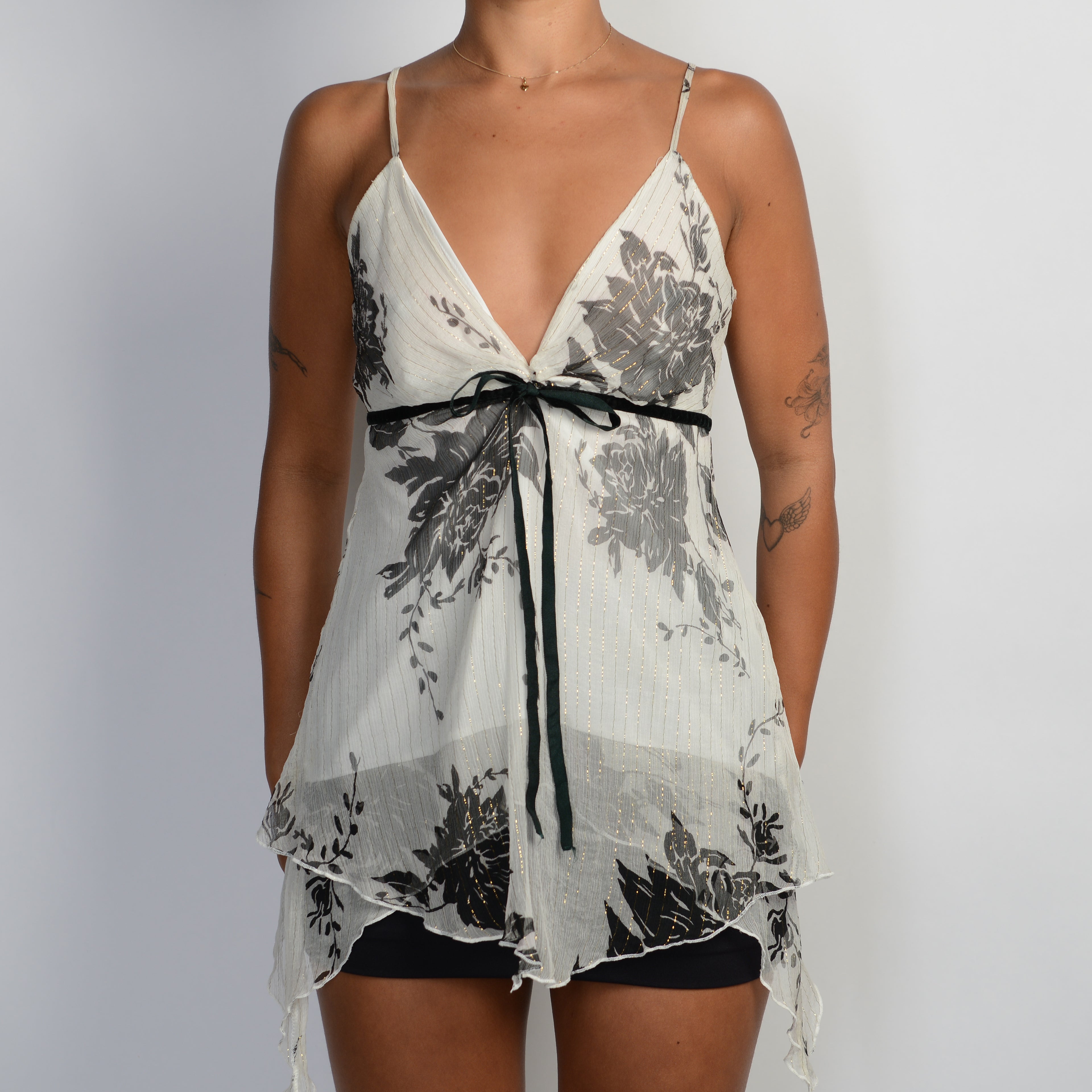 SILK BABYDOLL CAMISOLE