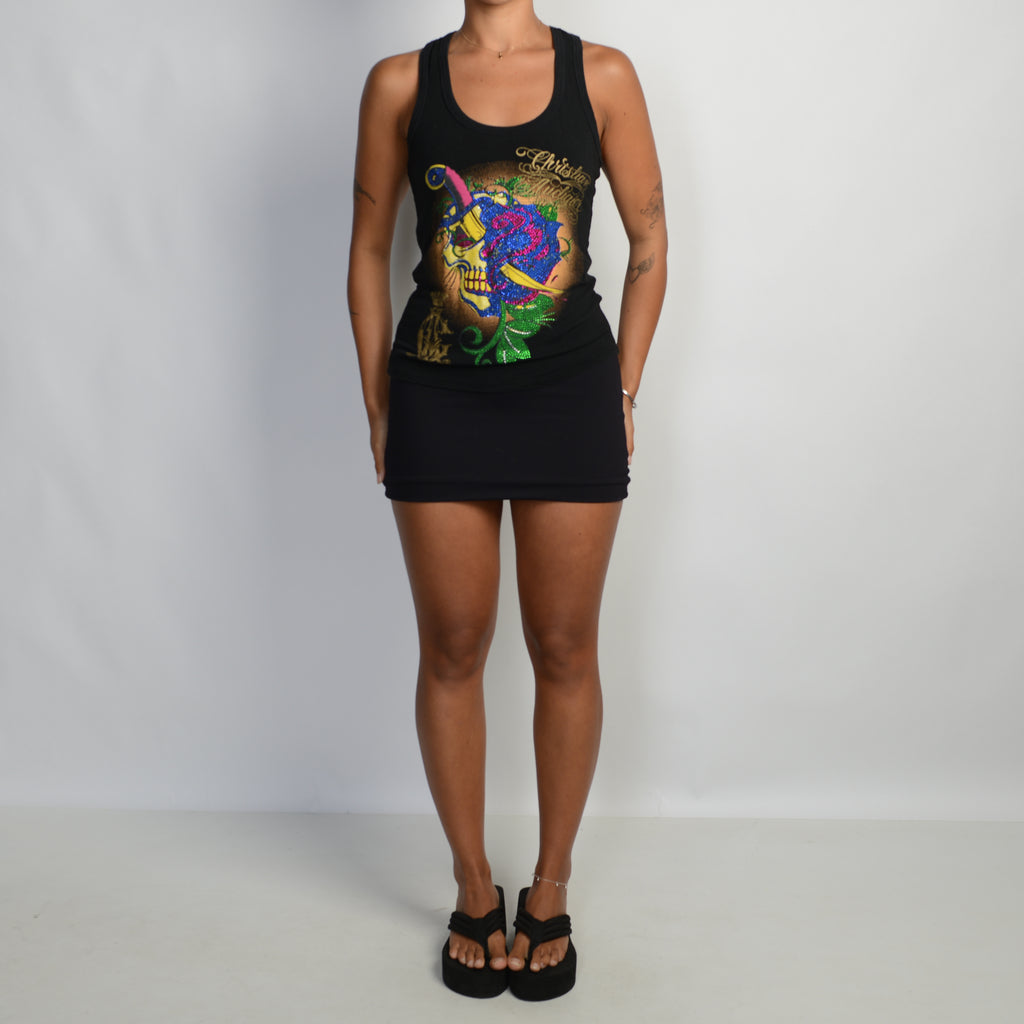 ED HARDY GRAPHIC TANK TOP