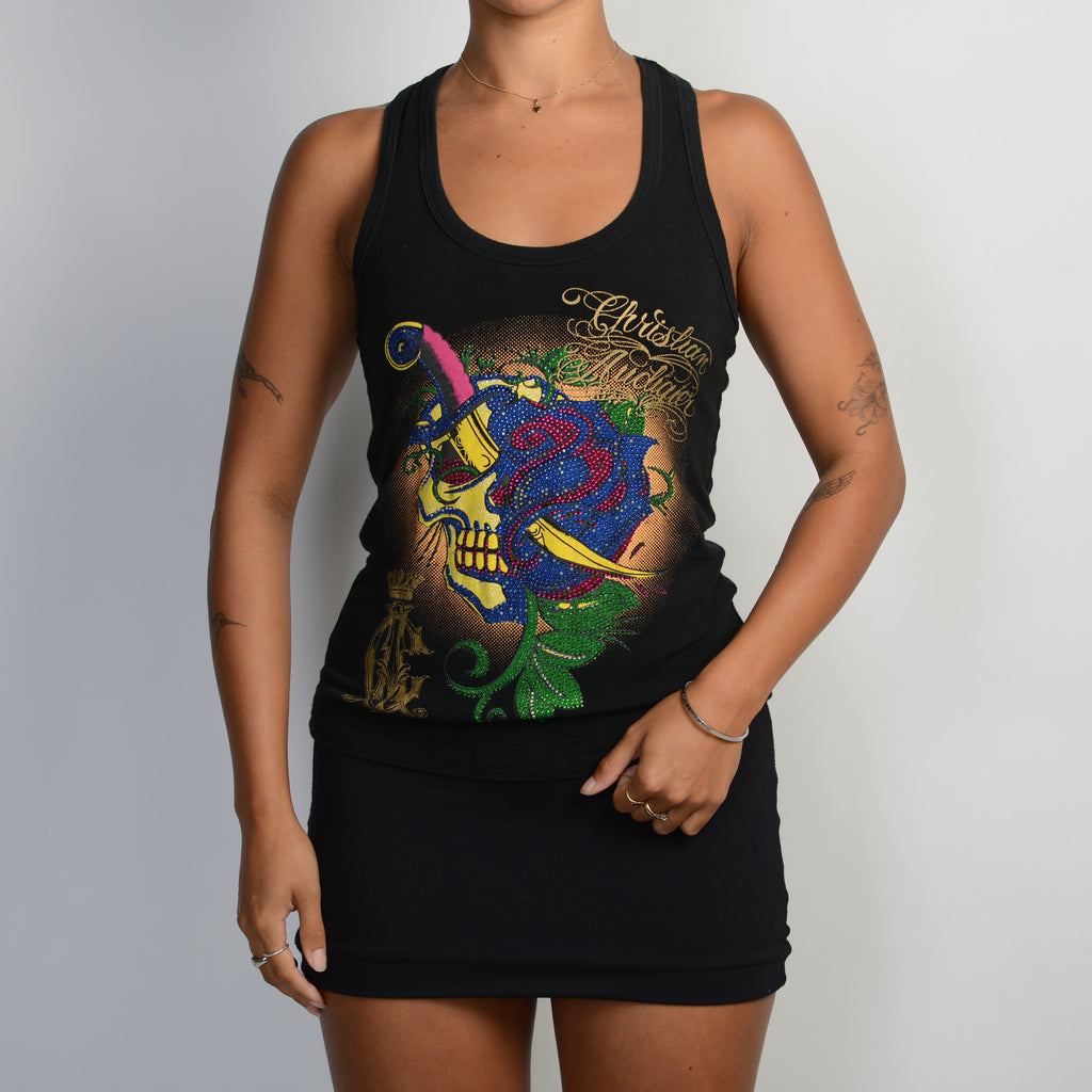 ED HARDY GRAPHIC TANK TOP